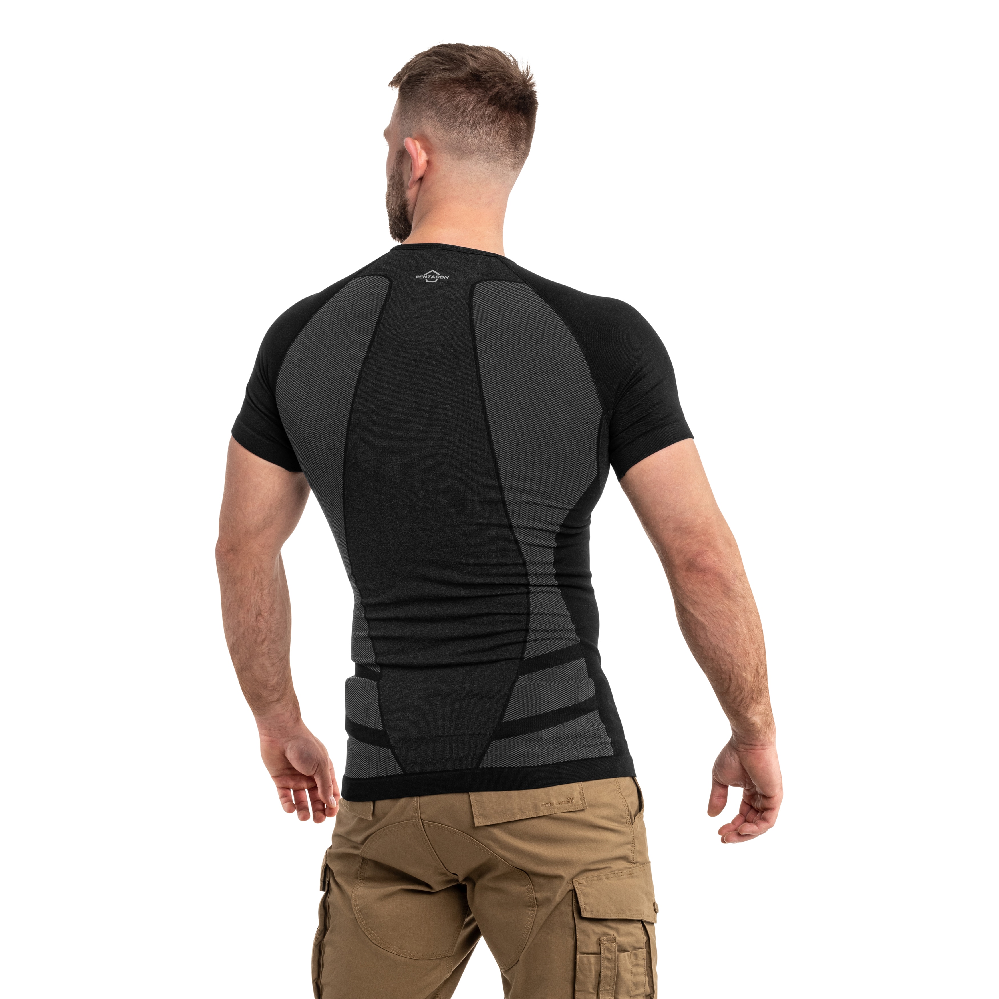 Koszulka termoaktywna Pentagon Plexis Short Sleeve - Black