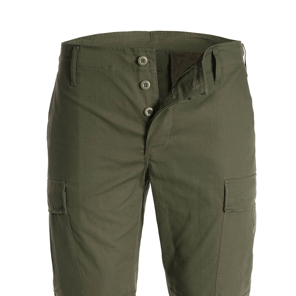 Spodnie wojskowe Mil-Tec Teesar Rip-Stop BDU Slim Fit - Olive