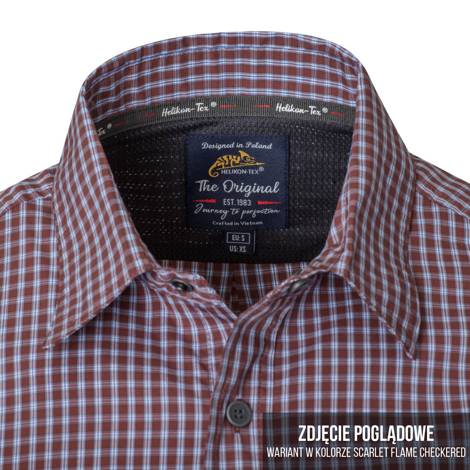 Koszula Helikon-Tex Covert Concealed Carry - Ozark Blue Plaid