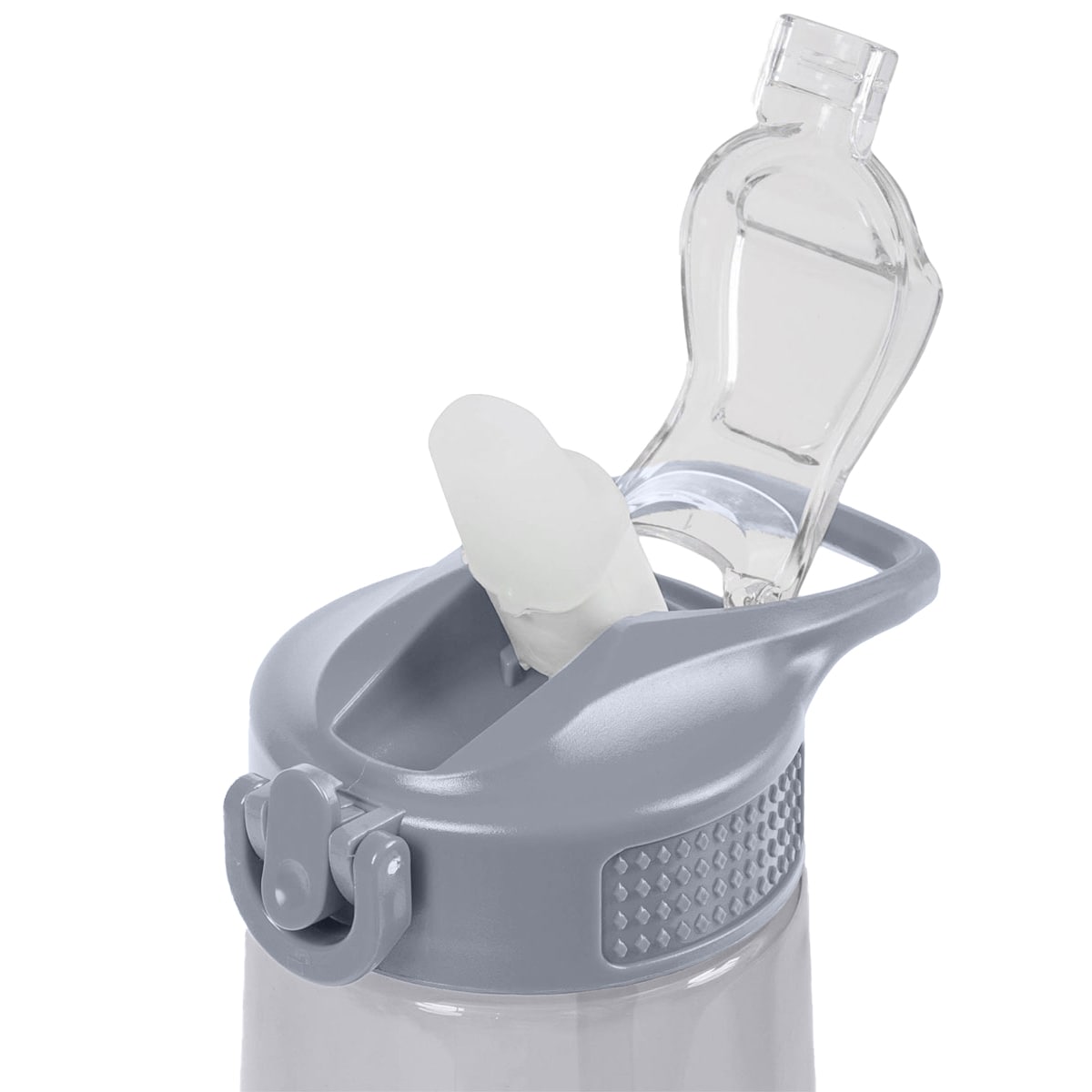 Butelka Highlander Outdoor Tritan Straw 700 ml - Charcoal