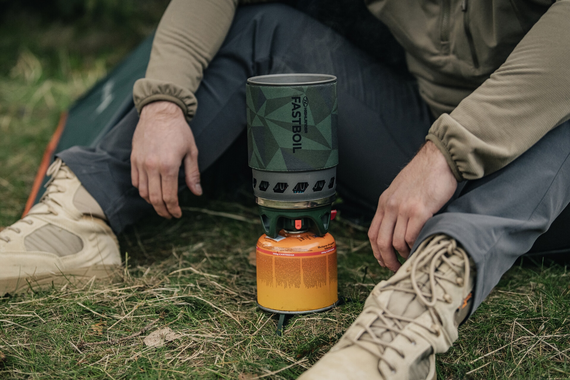 Система приготування їжі Highlander Fastboil MK3 з каструлею - Olive