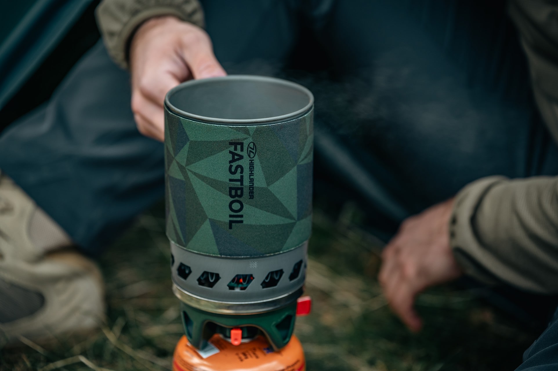 Система приготування їжі Highlander Fastboil MK3 з каструлею - Olive