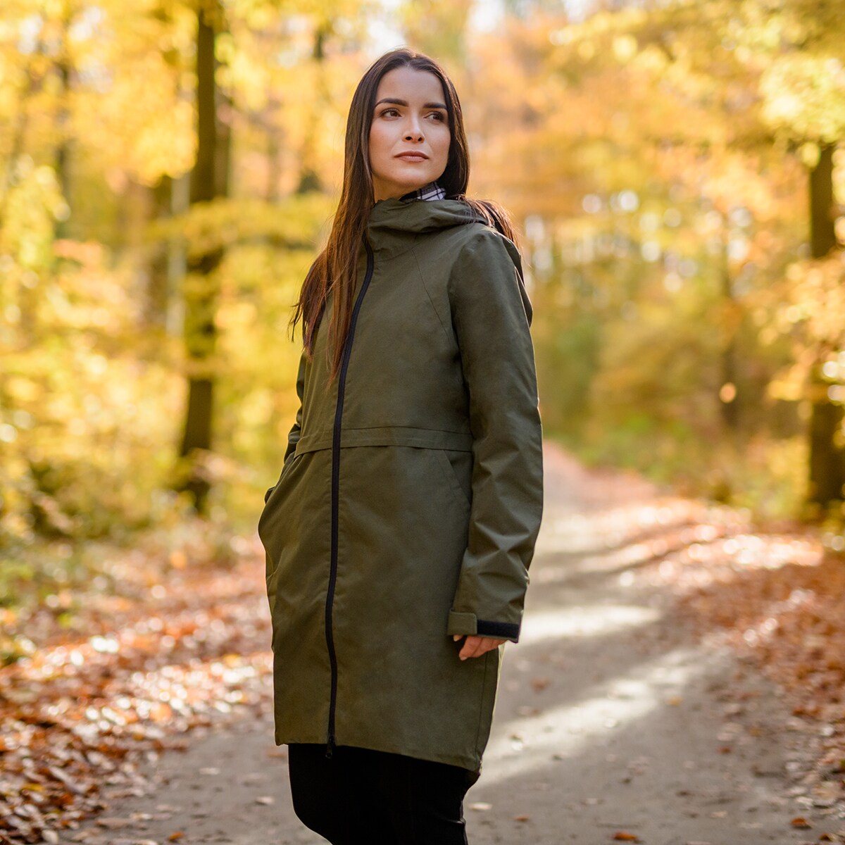 Kurtka damska 4F L21 KUD003 - Khaki