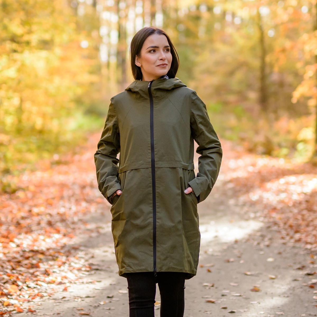 Kurtka damska 4F L21 KUD003 - Khaki