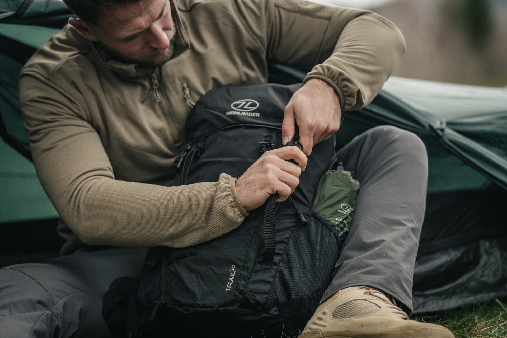 Plecak Highlander Outdoor Trail 30 l - Black