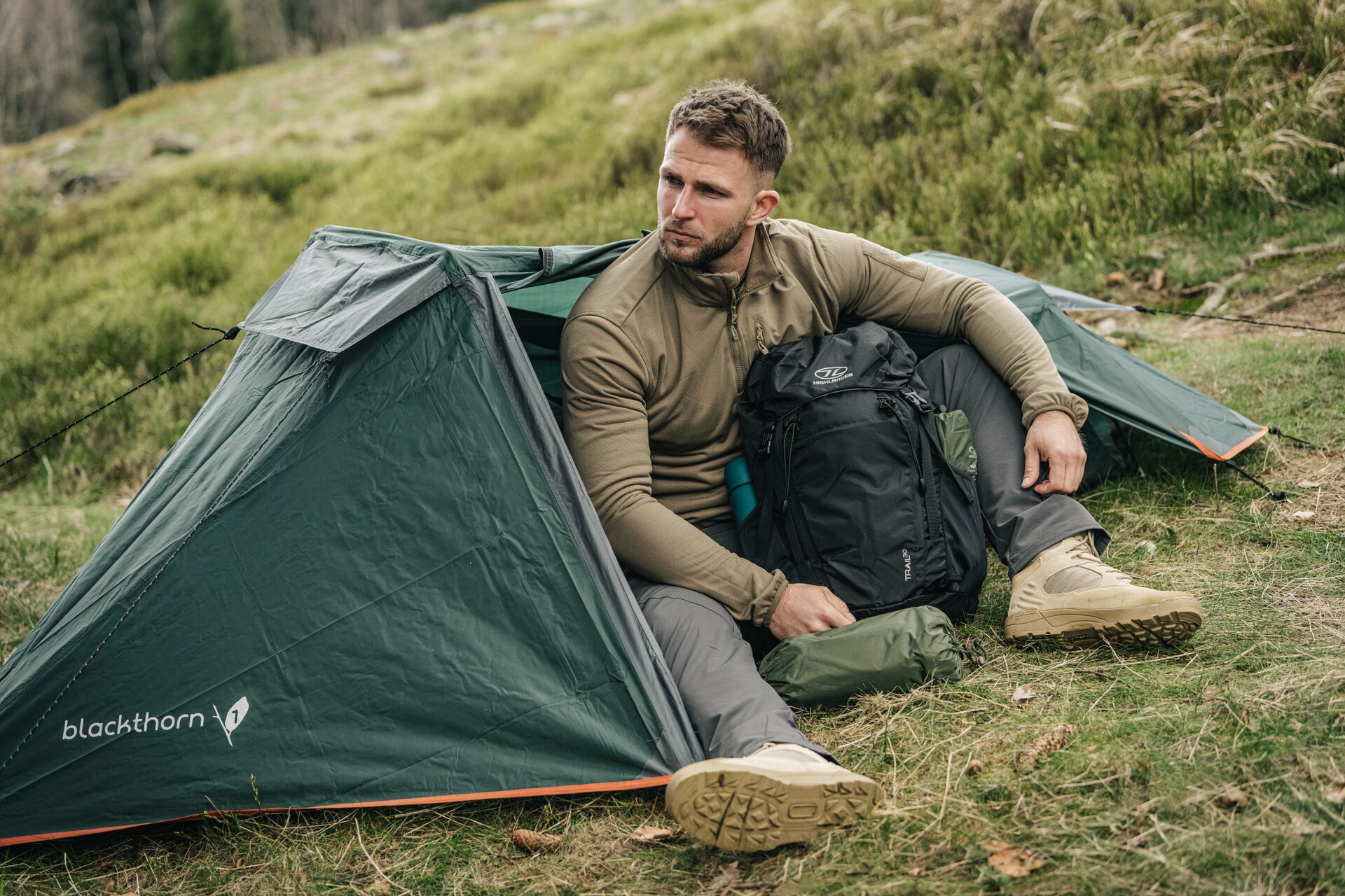 Plecak Highlander Outdoor Trail 30 l - Black