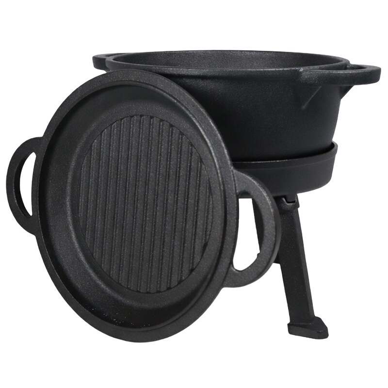 Kociołek żeliwny Rossner 3w1 5 l