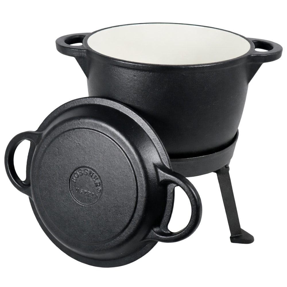 Чавунний емальований казан Rossner 3в1 8 л
