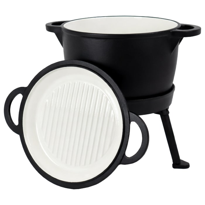 Чавунний емальований казан Rossner 3в1 8 л