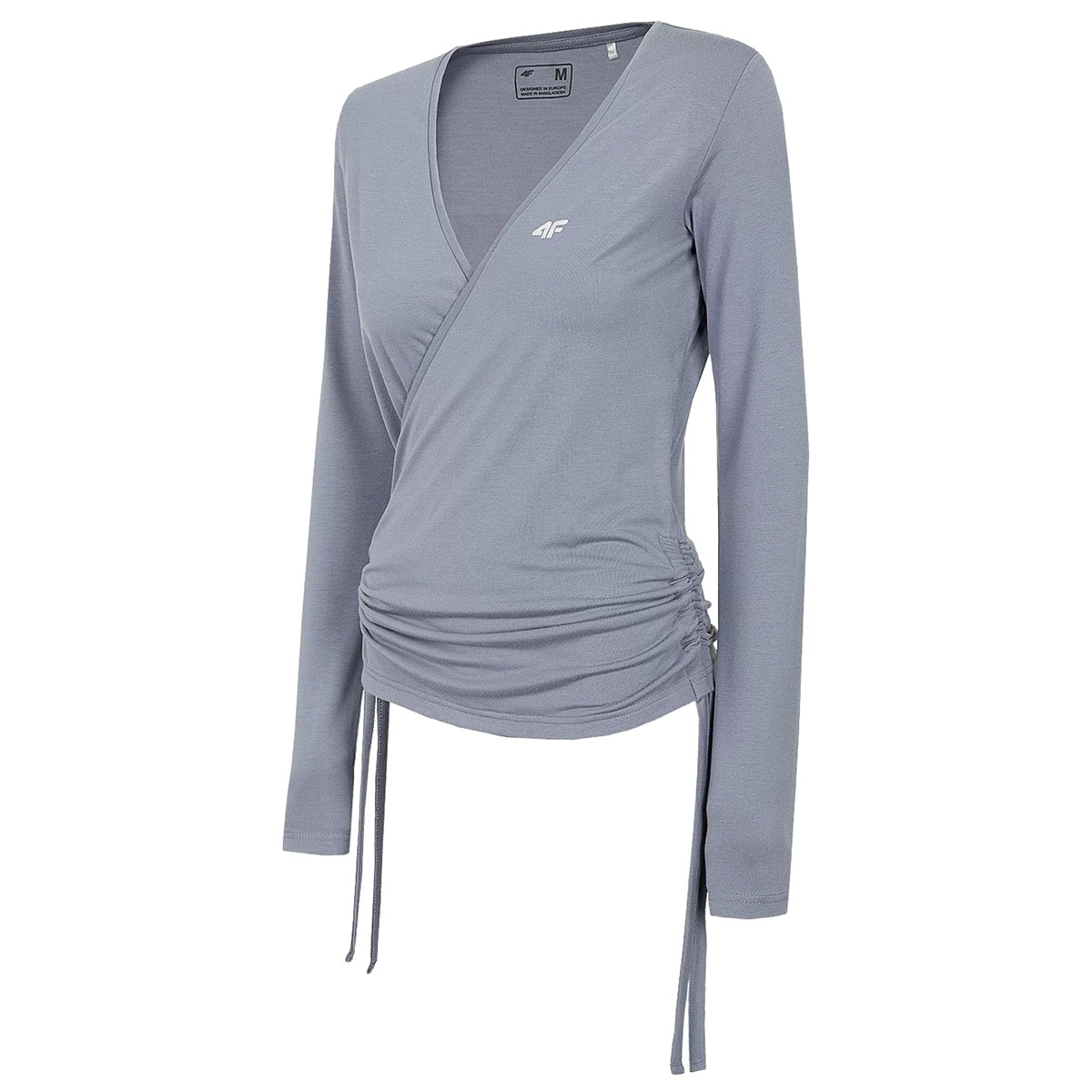 Koszulka damska 4F TSDL011 Longsleeve - niebieska
