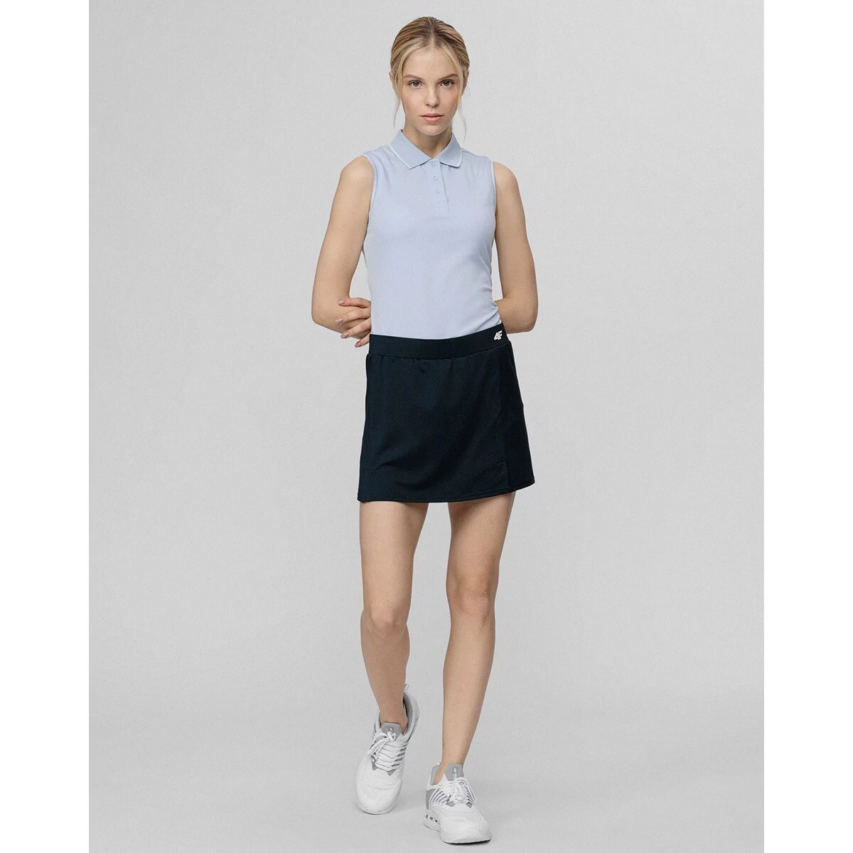 Spódnica damska 2w1 4F SPUD080 - granatowa