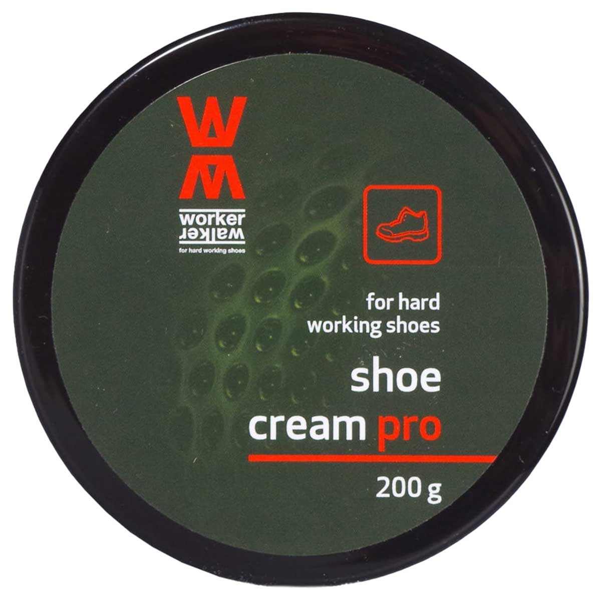 Крем для догляду за взуттям Worker Walker Shoe Cream Pro Army 200 г - Чорний 