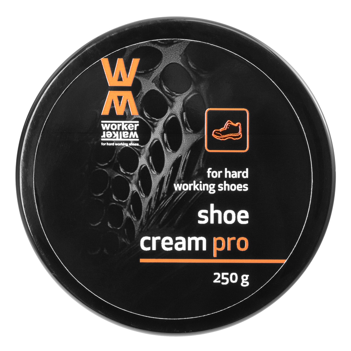 Крем для догляду за взуттям Worker Walker Shoe Cream Pro 250 г - Чорний