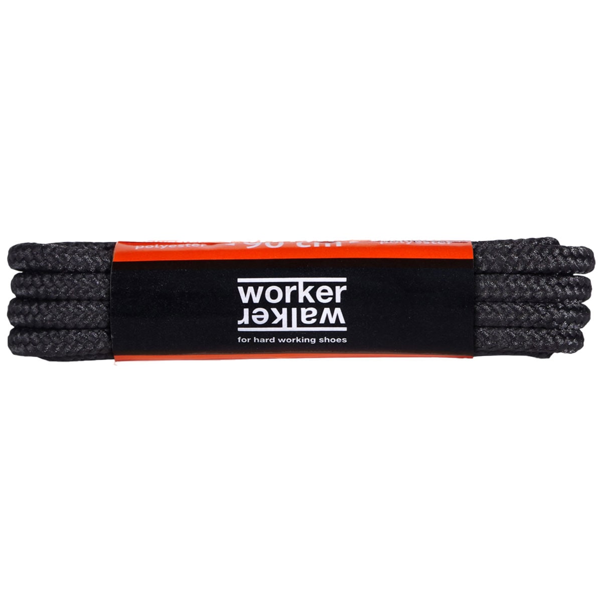 Шнурки Worker Walker круглі 120 см - Чорний