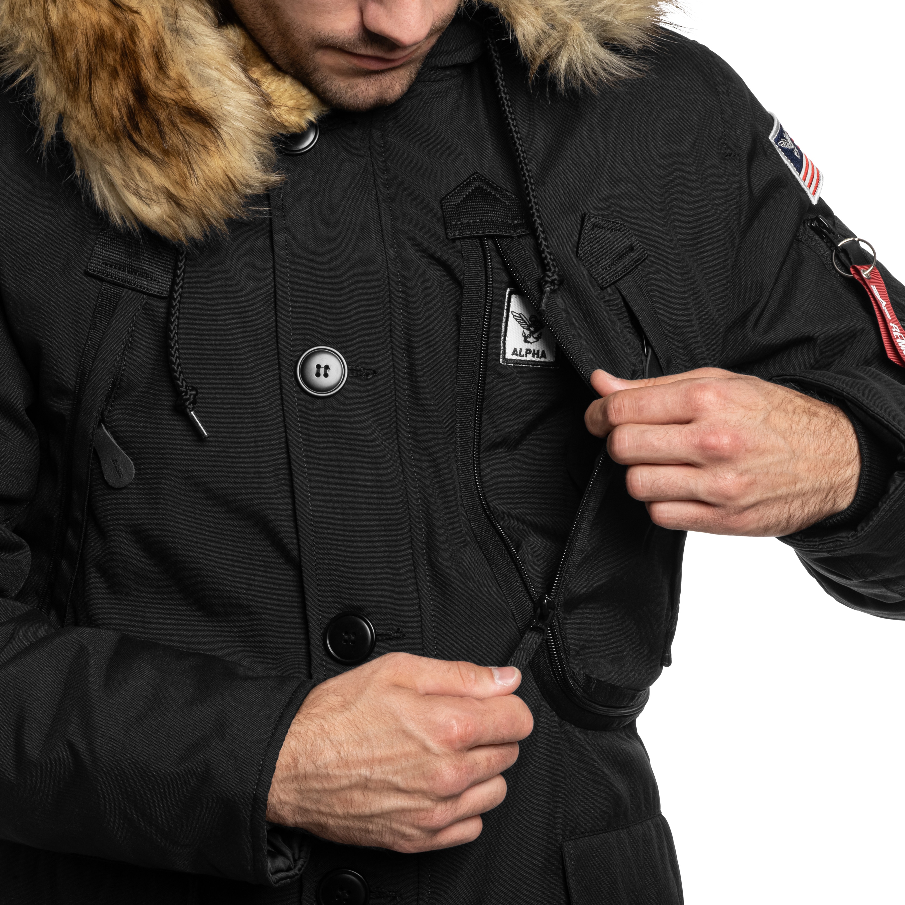 Kurtka Alpha Industries Polar Jacket - Black