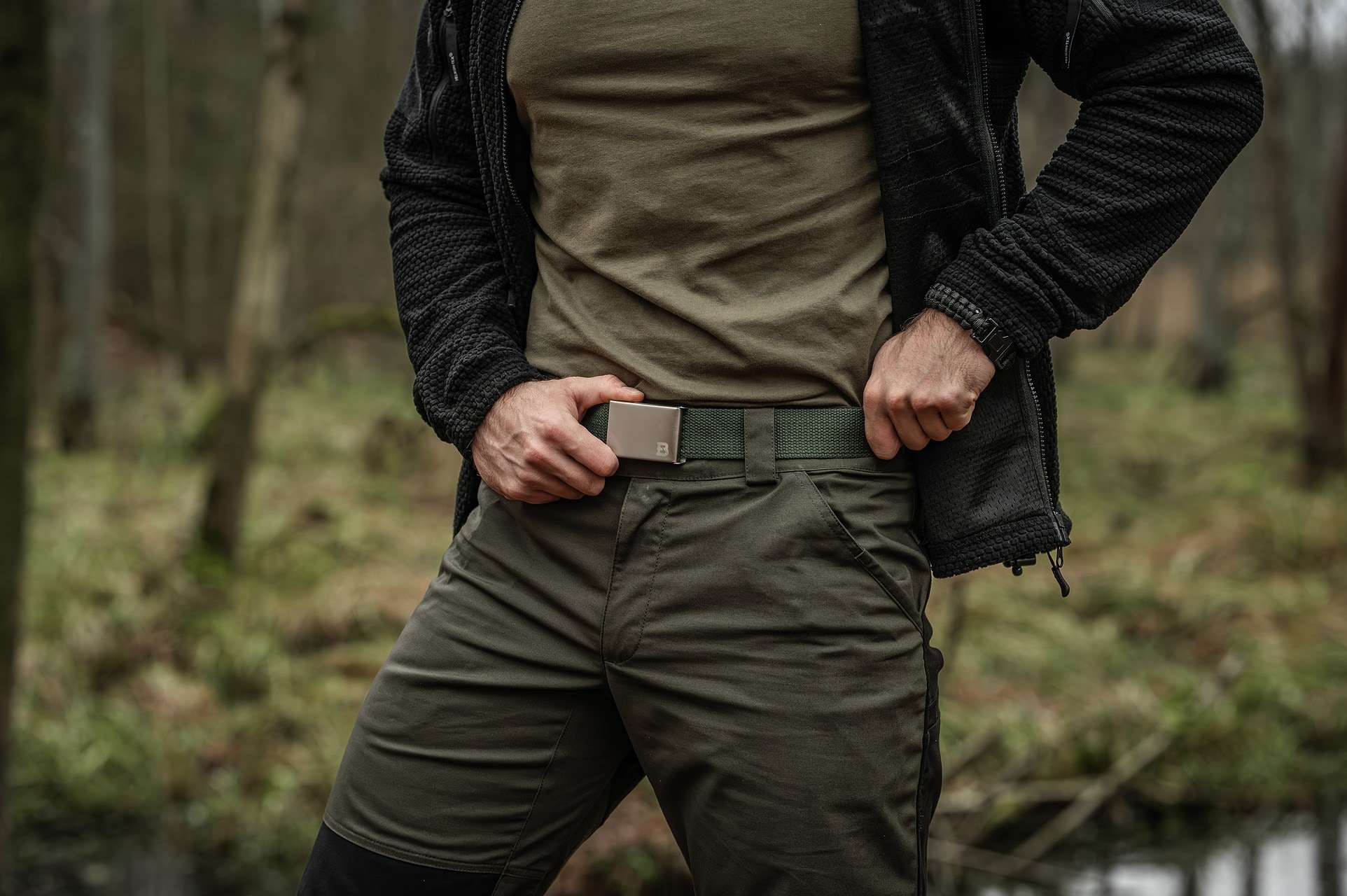 Ремінь Badger Outdoor Canvas CTB - Olive
