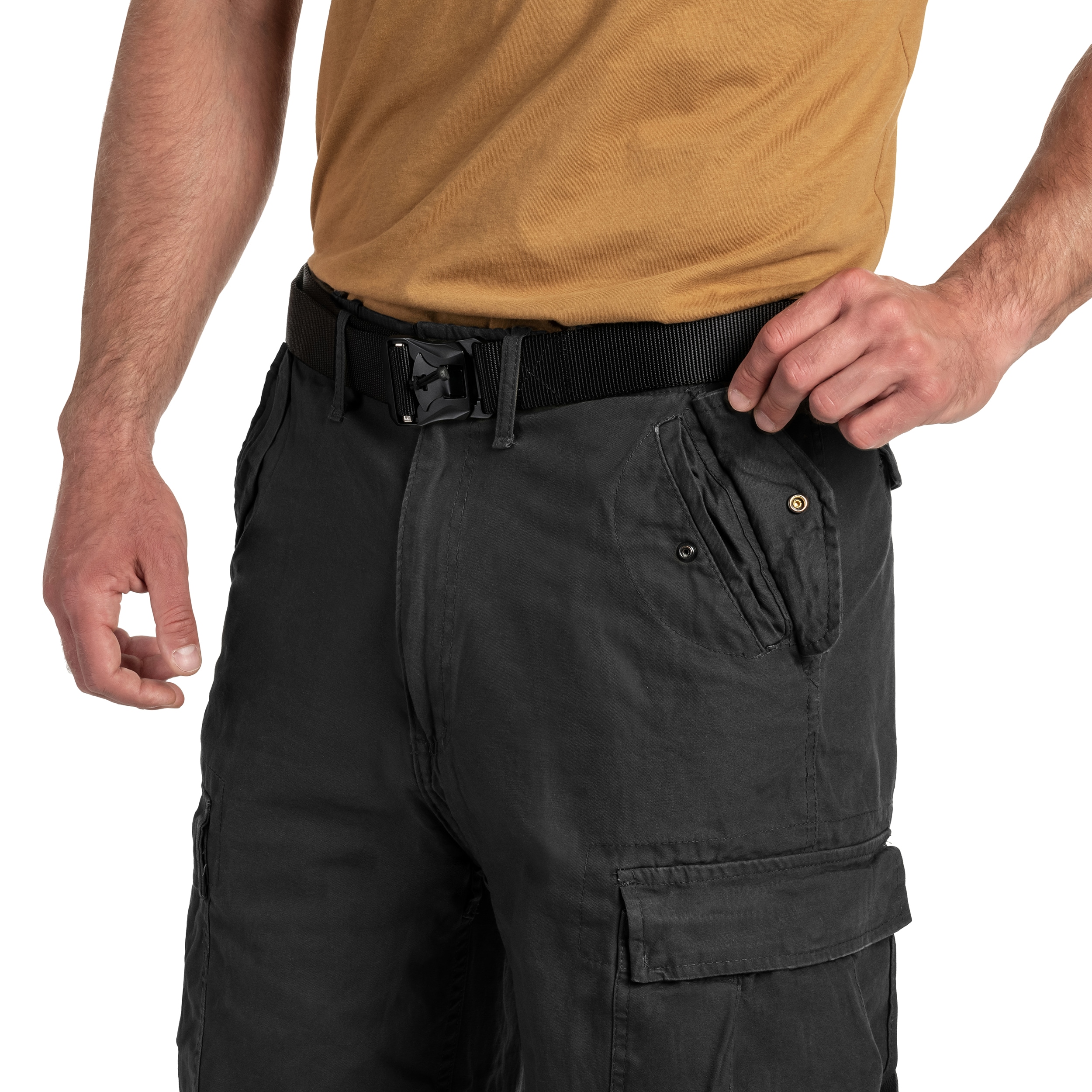 Spodnie wojskowe Brandit M65 Vintage - Black 