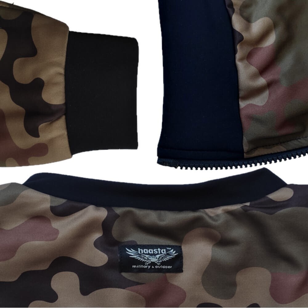 Kurtka dwustronna Haasta MA-1 Flyers - czarna / wz.93