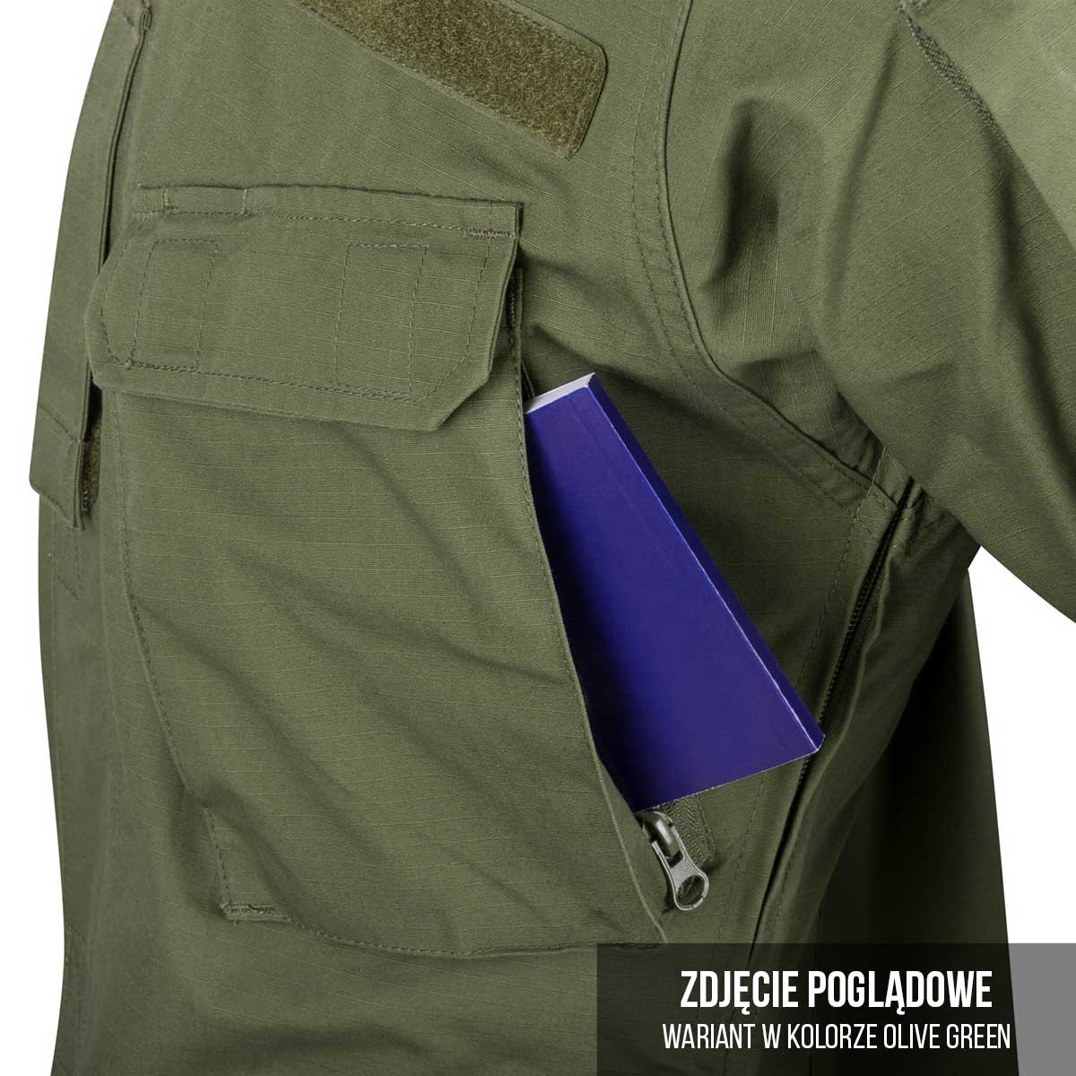 Bluza mundurowa Helikon-Tex CPU PolyCotton Rip-Stop - Navy Blue