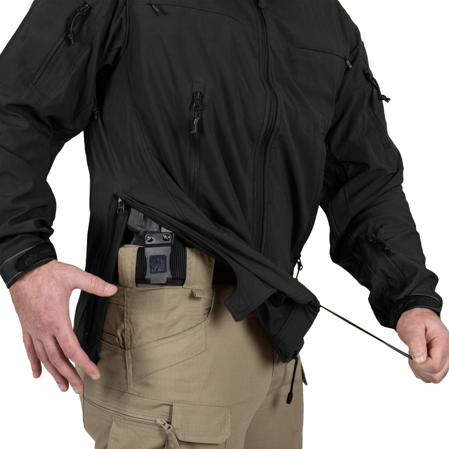 Kurtka Helikon-Tex Cougar Softshell Windblocker QSA HID - Black