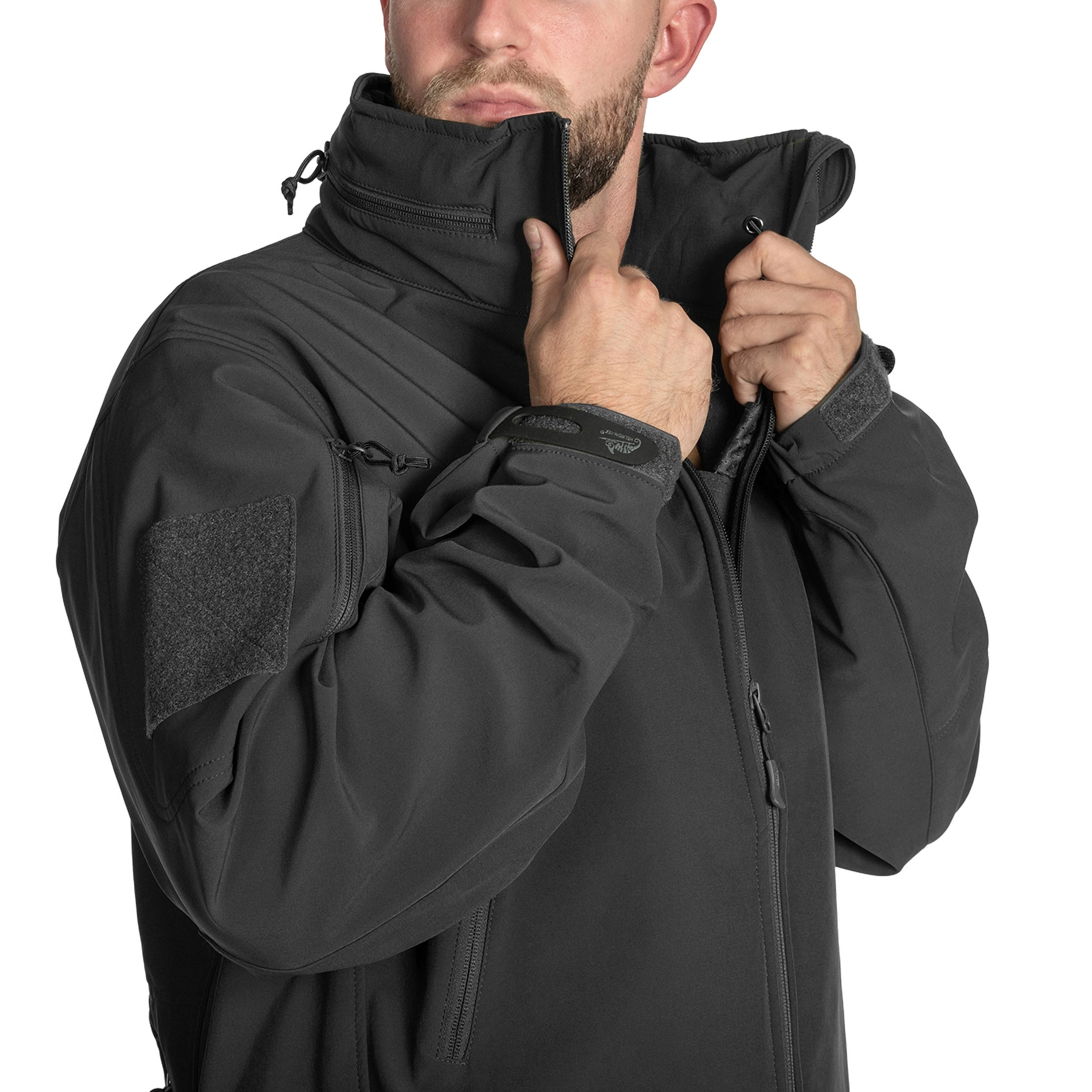 Kurtka Helikon-Tex Gunfighter Softshell Shark Skin Windblocker - Black