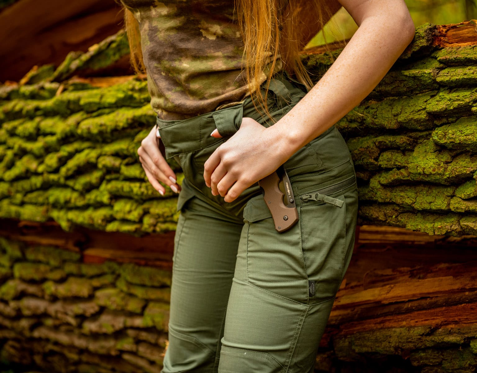 Spodnie damskie Helikon-Tex Women's UTP PolyCotton Rip-Stop - Olive Drab