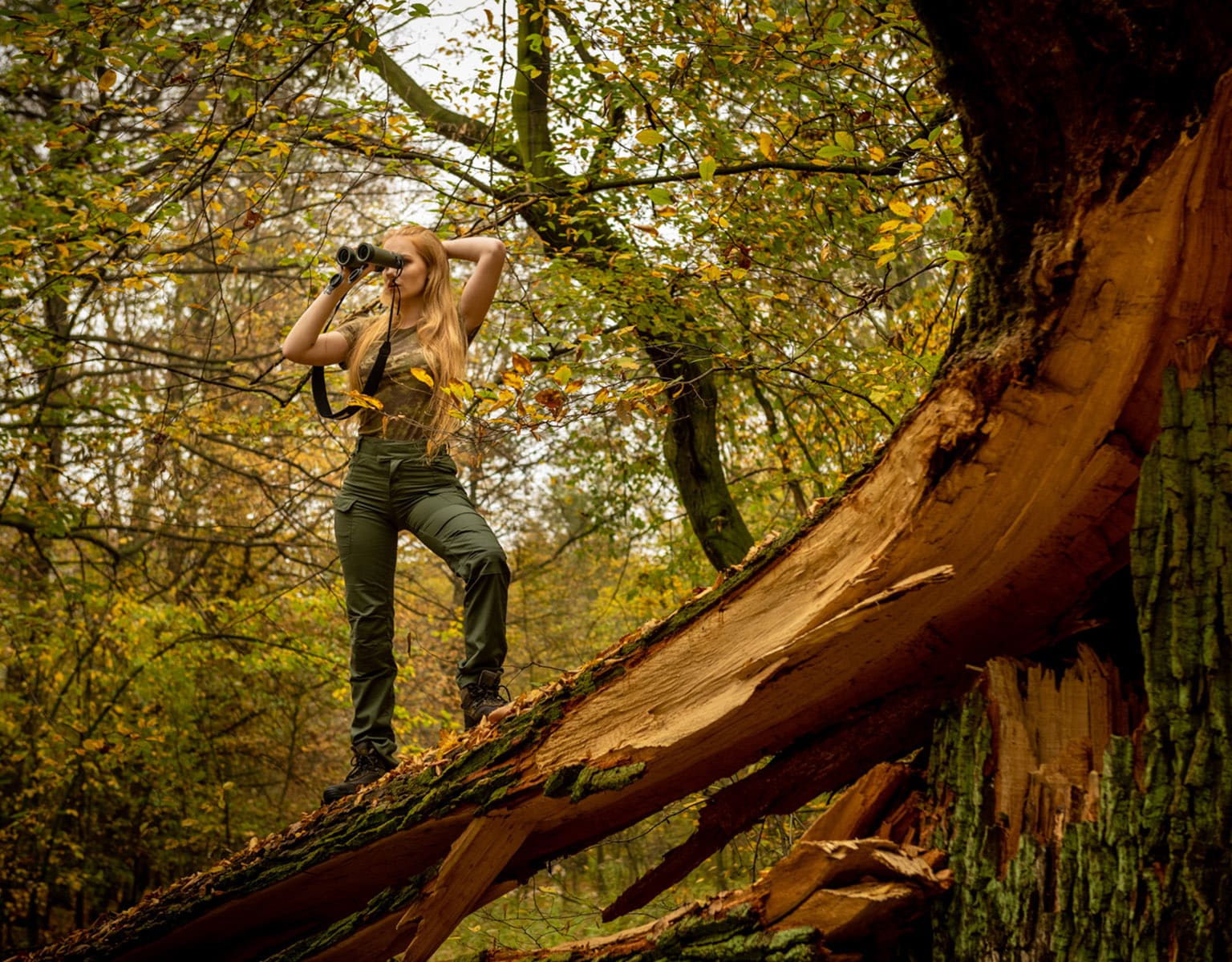 Spodnie damskie Helikon-Tex Women's UTP PolyCotton Rip-Stop - Olive Drab