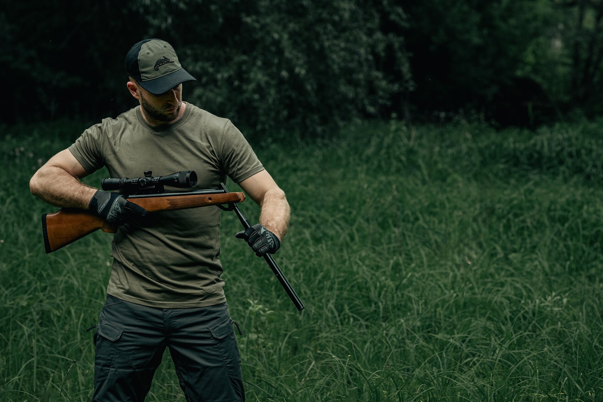 Koszulka T-shirt Helikon-Tex - Adaptive Green