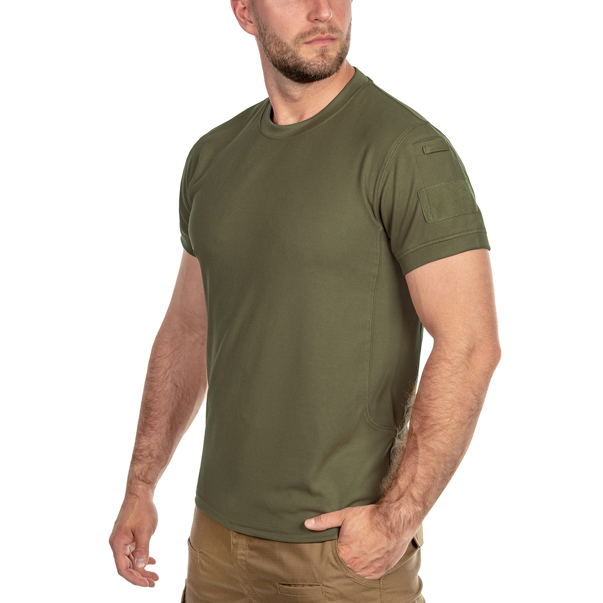 Koszulka termoaktywna Helikon-Tex Tactical T-shirt TopCool - Olive Green