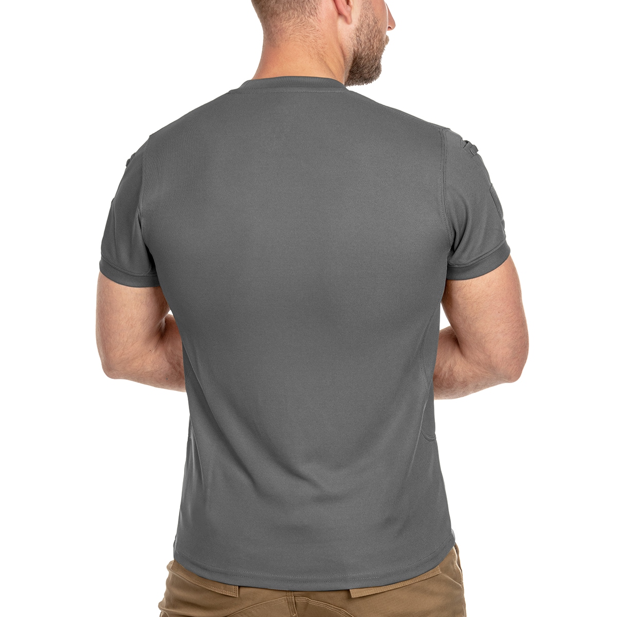 Термоактивна футболка Helikon-Tex Tactical T-shirt TopCool - Shadow Grey