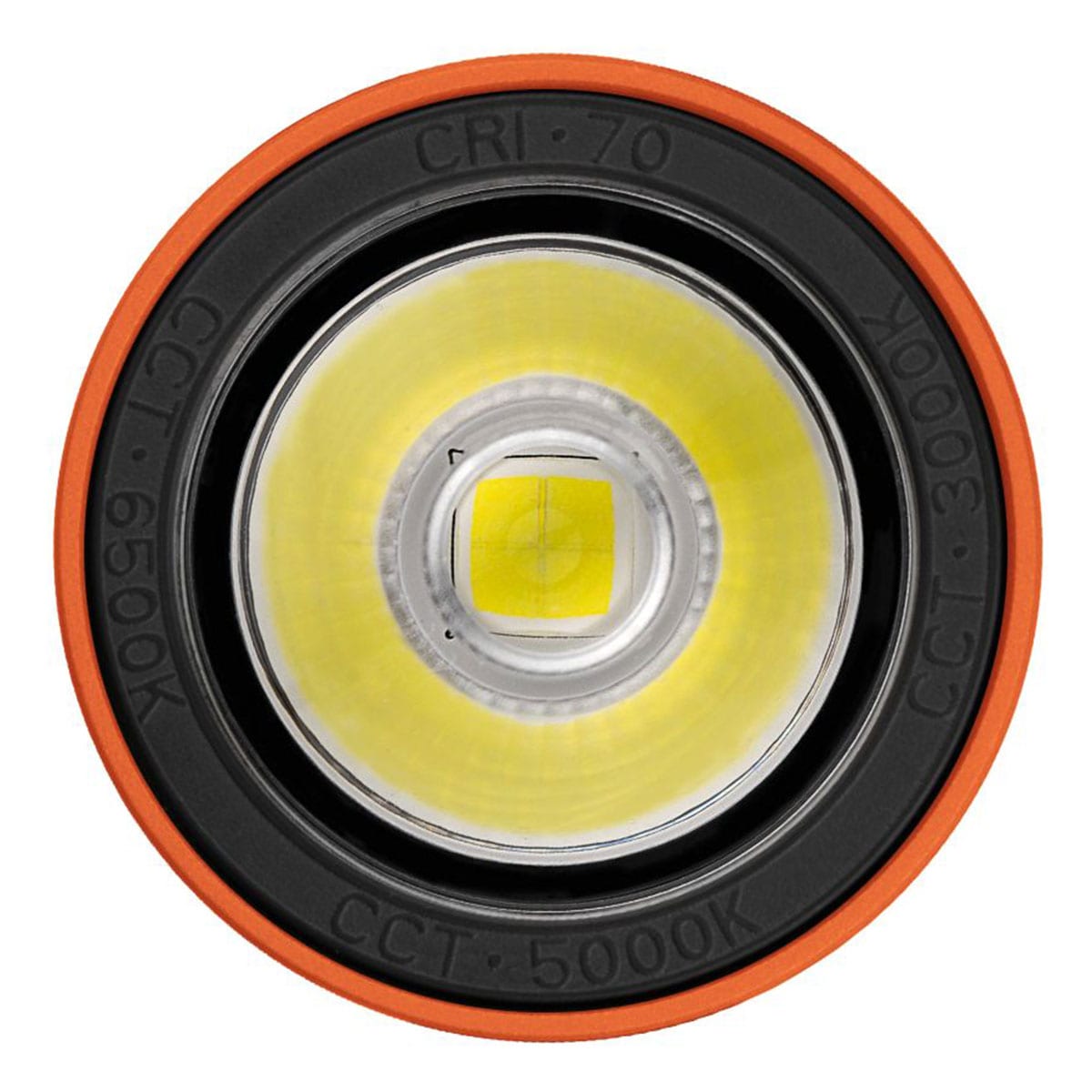 Latarka akumulatorowa Olight Baton 3 Pro Max Cool White Orange - 2500 lumenów