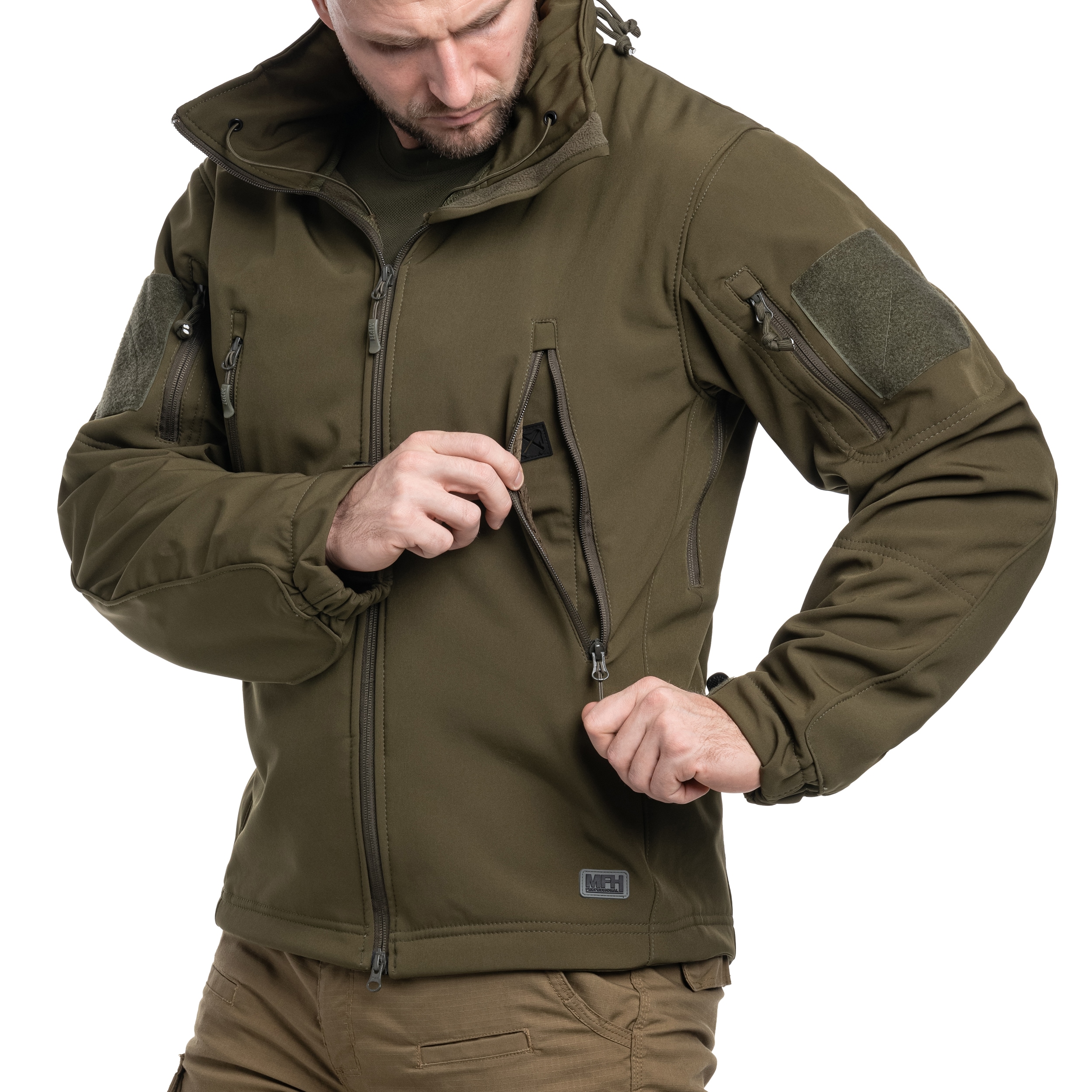 Kurtka MFH Scorpion Softshell - Olive