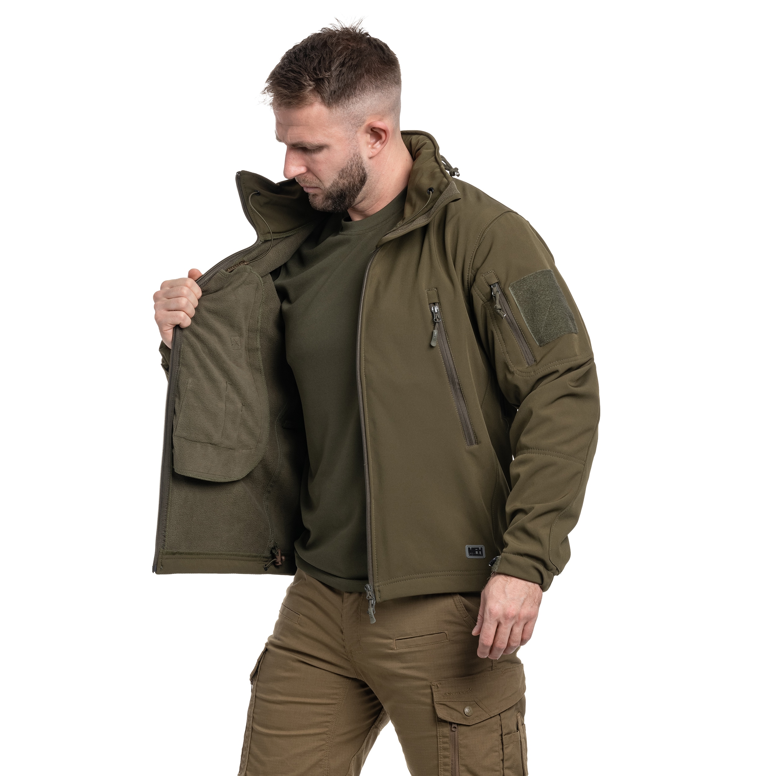Kurtka MFH Scorpion Softshell - Olive