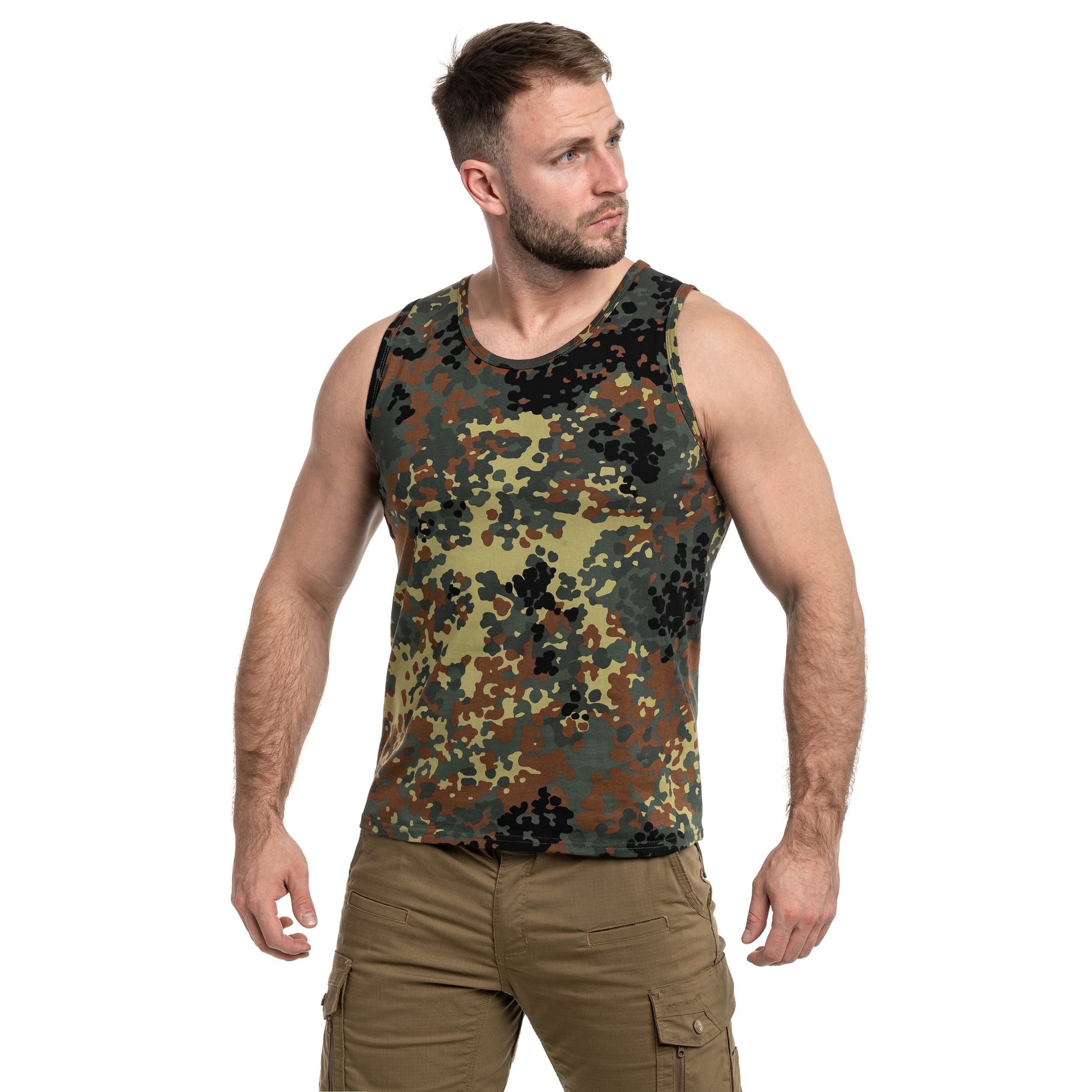 Koszulka Tank Top MFH - Flecktarn