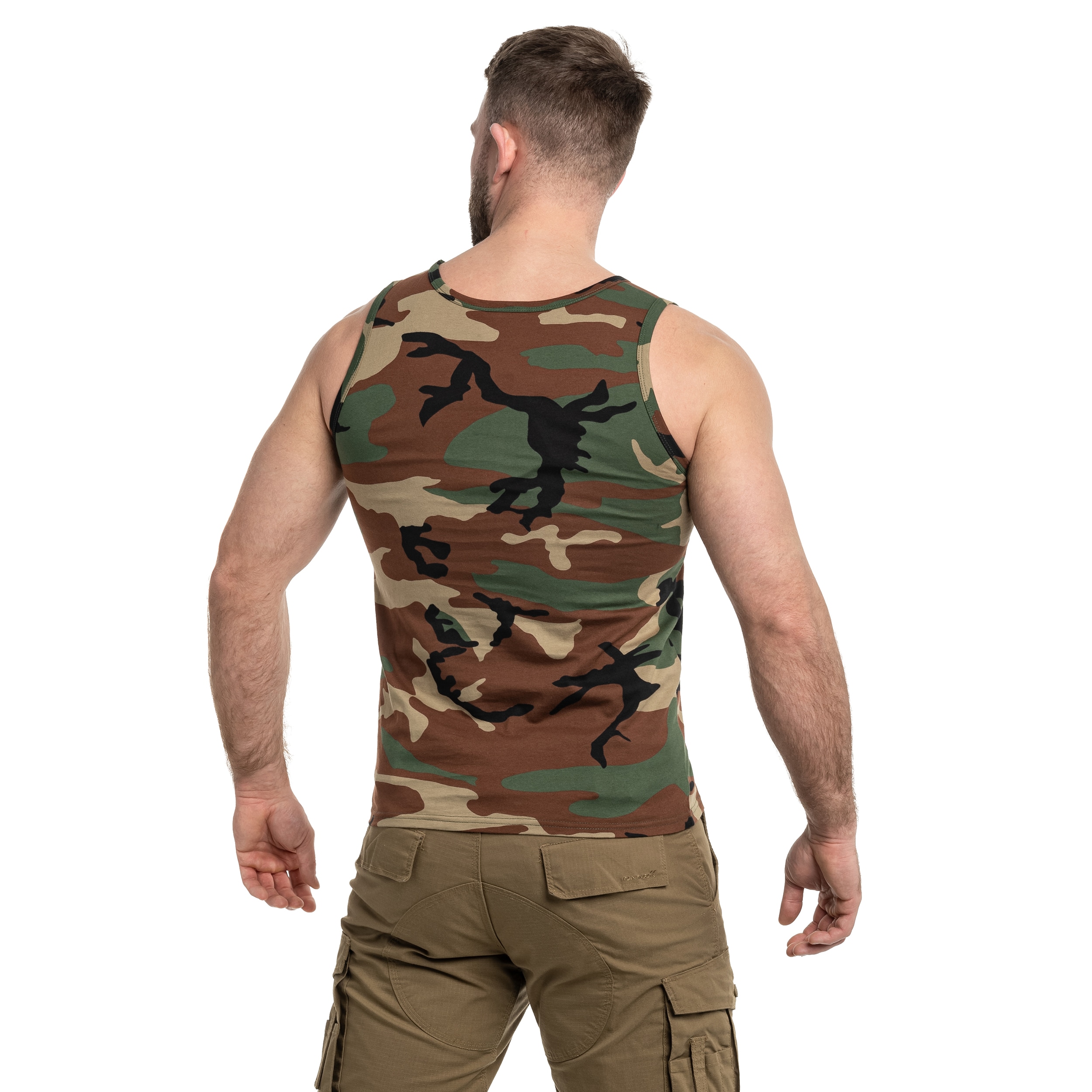 Koszulka Tank Top MFH - Woodland