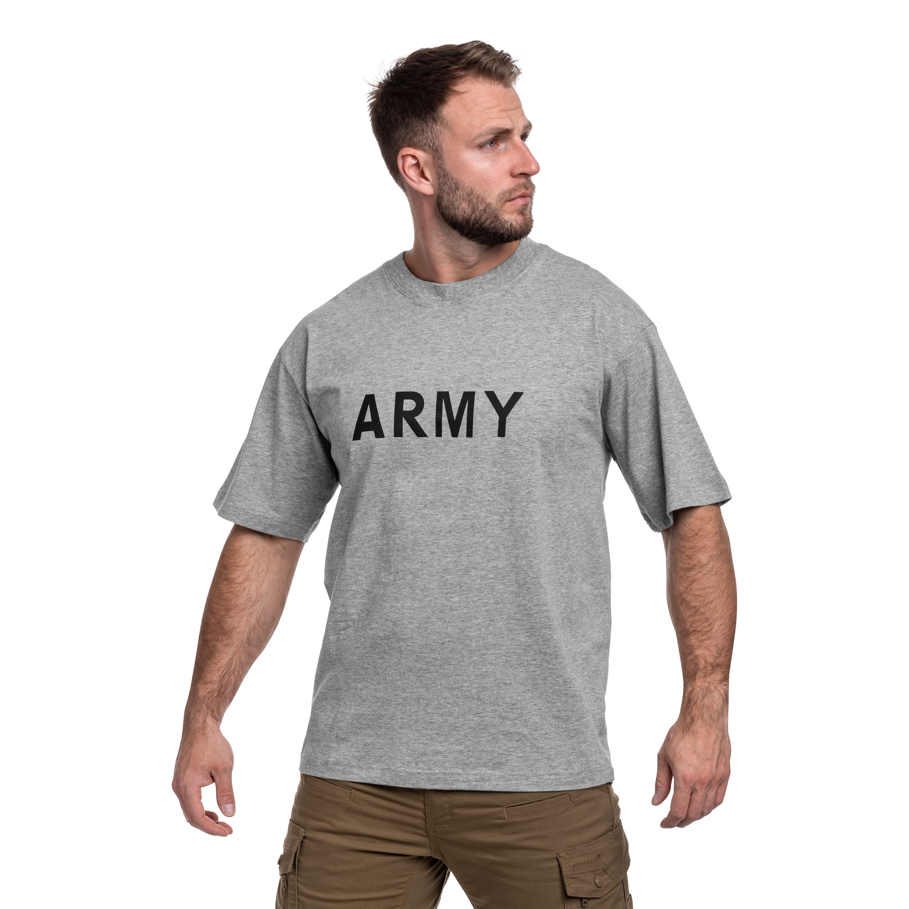Koszulka T-shirt MFH Army - Grey
