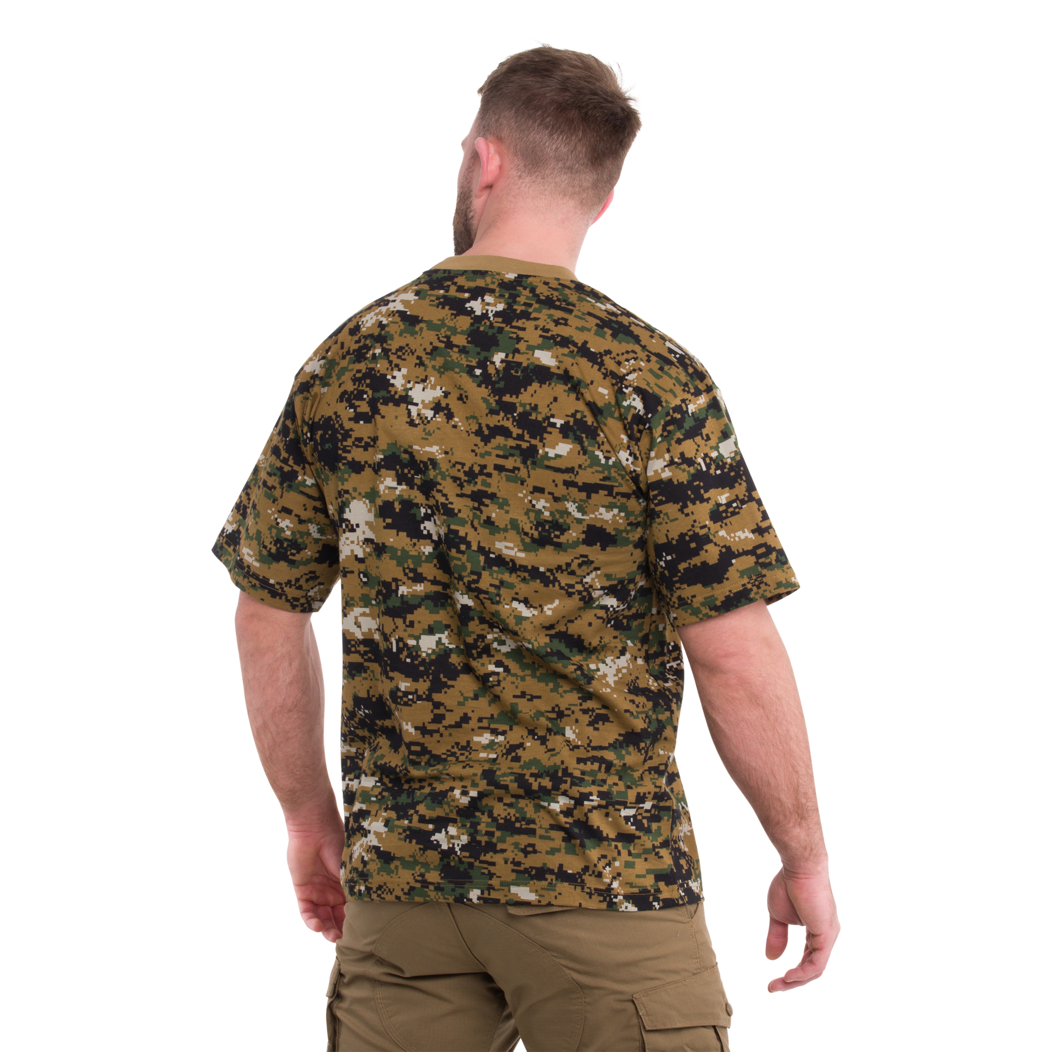 Koszulka T-shirt MFH - Digital Woodland