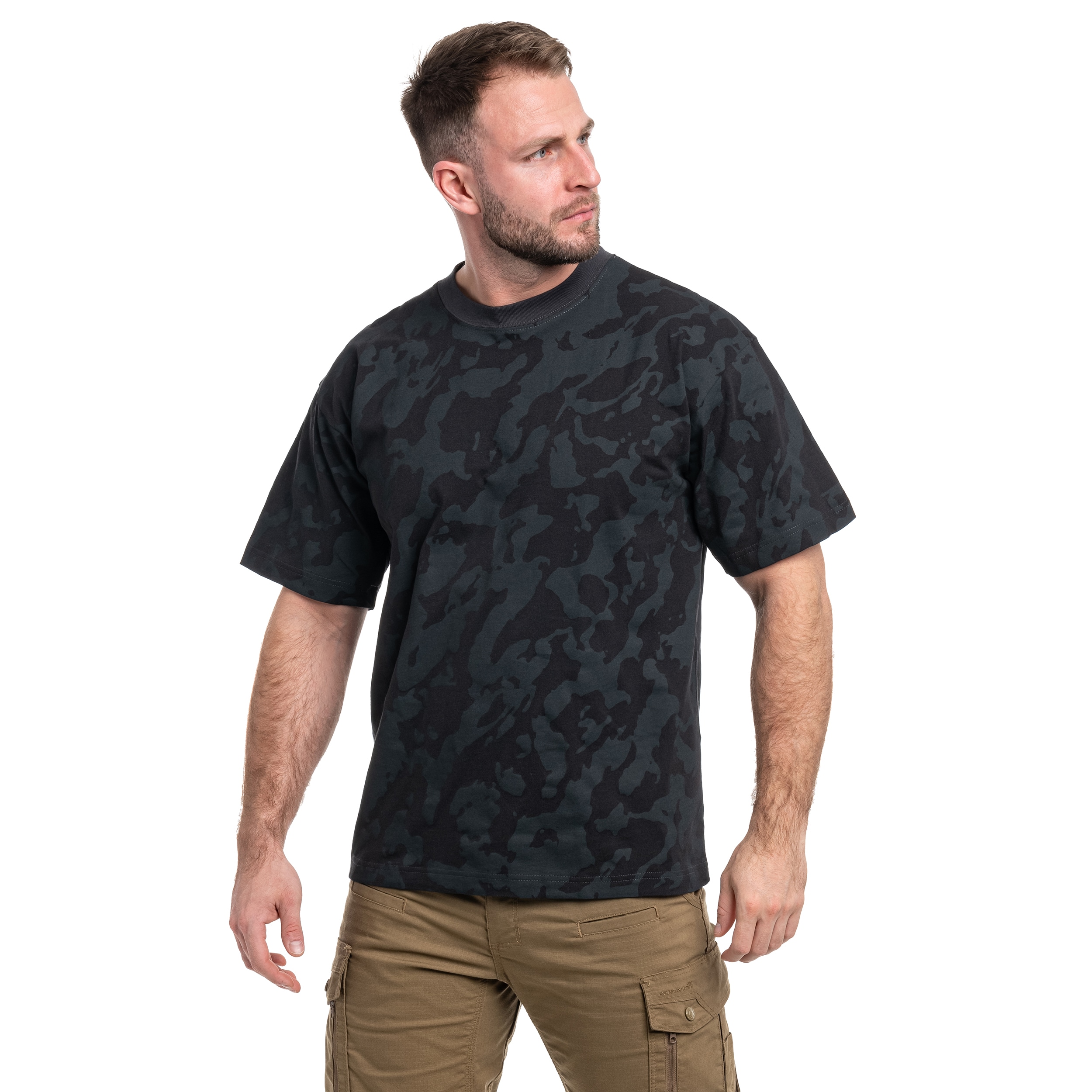 Koszulka T-shirt MFH - Night Camo