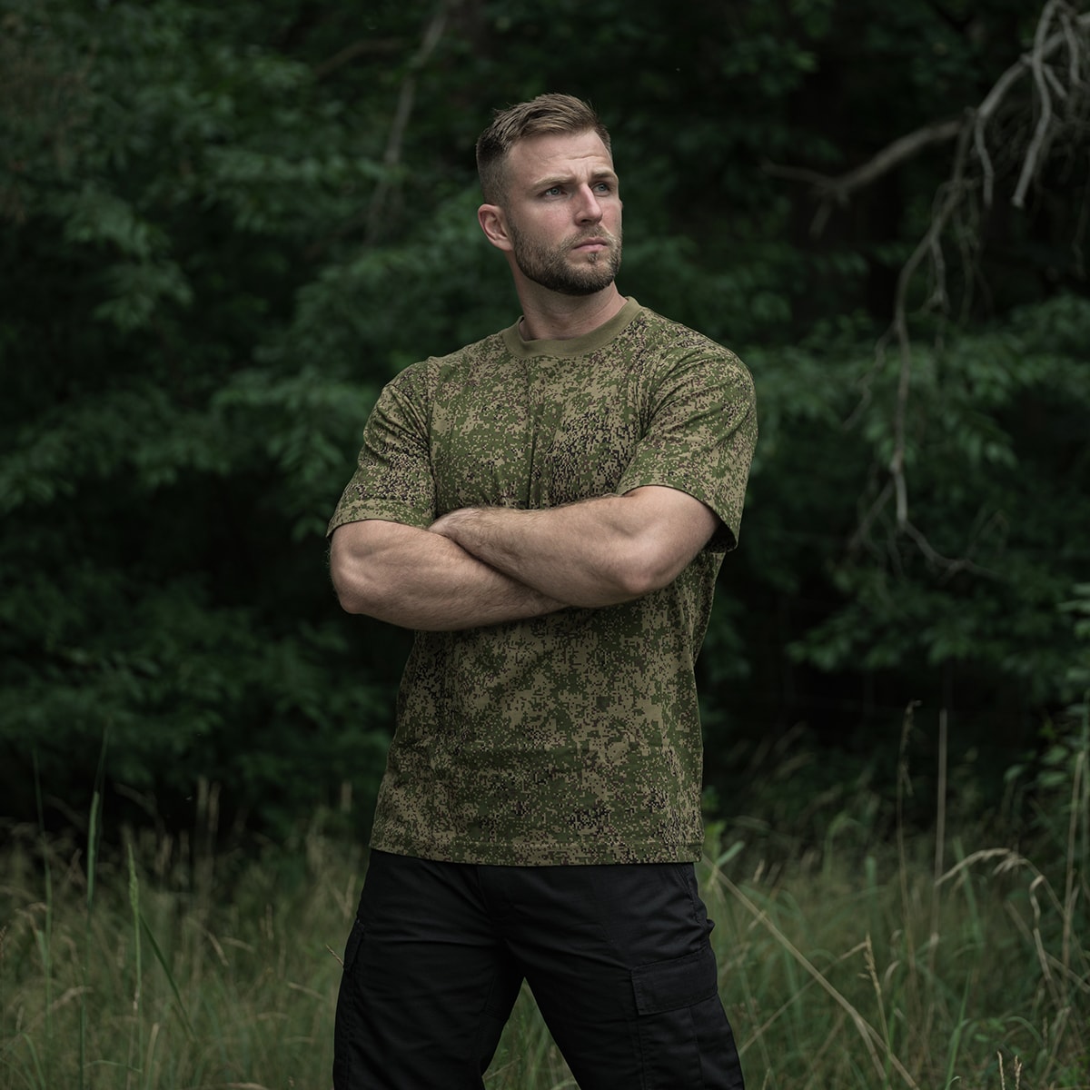 Футболка T-shirt MFH - Digital Green