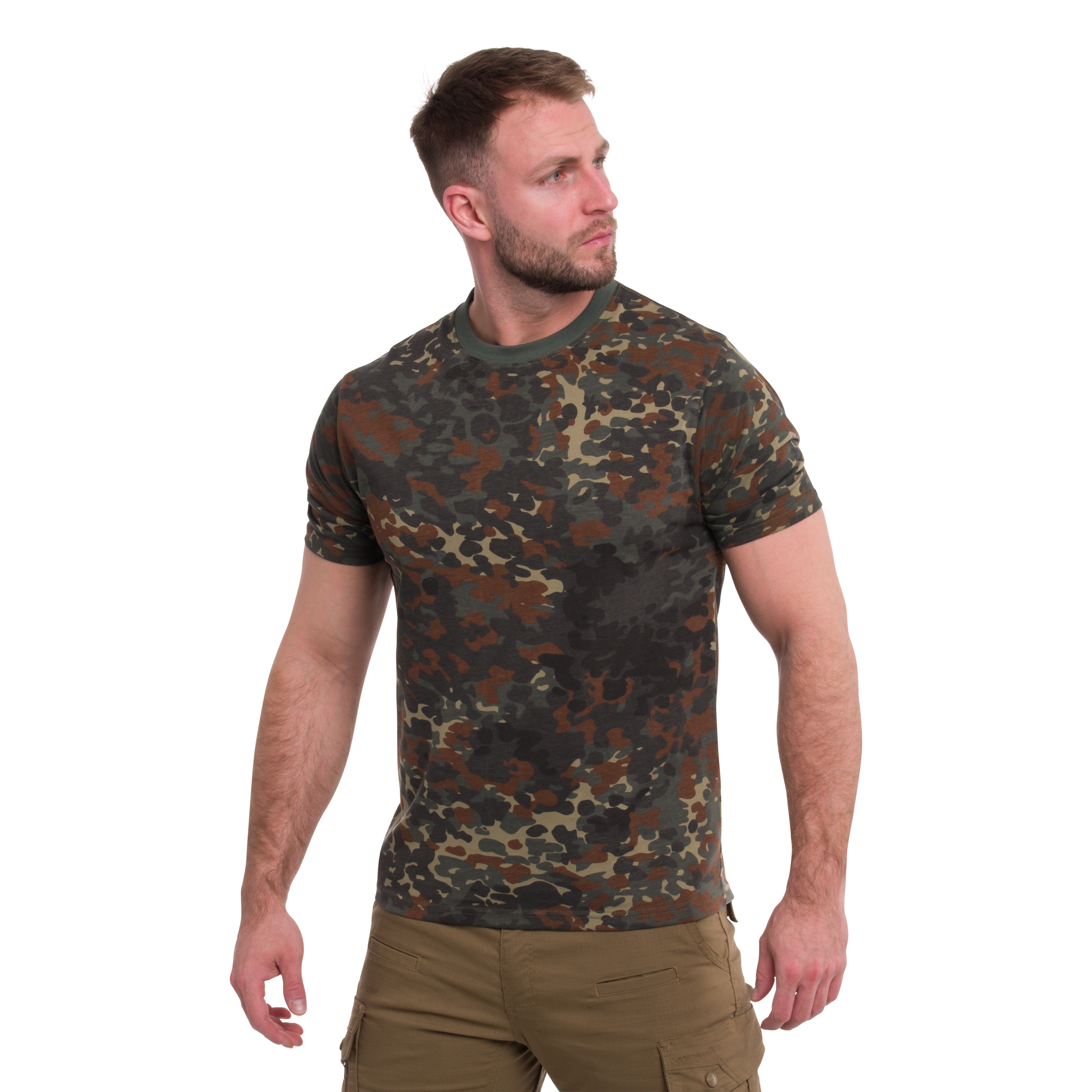 Koszulka T-shirt MFH Streetstyle - Flecktarn BW Camo