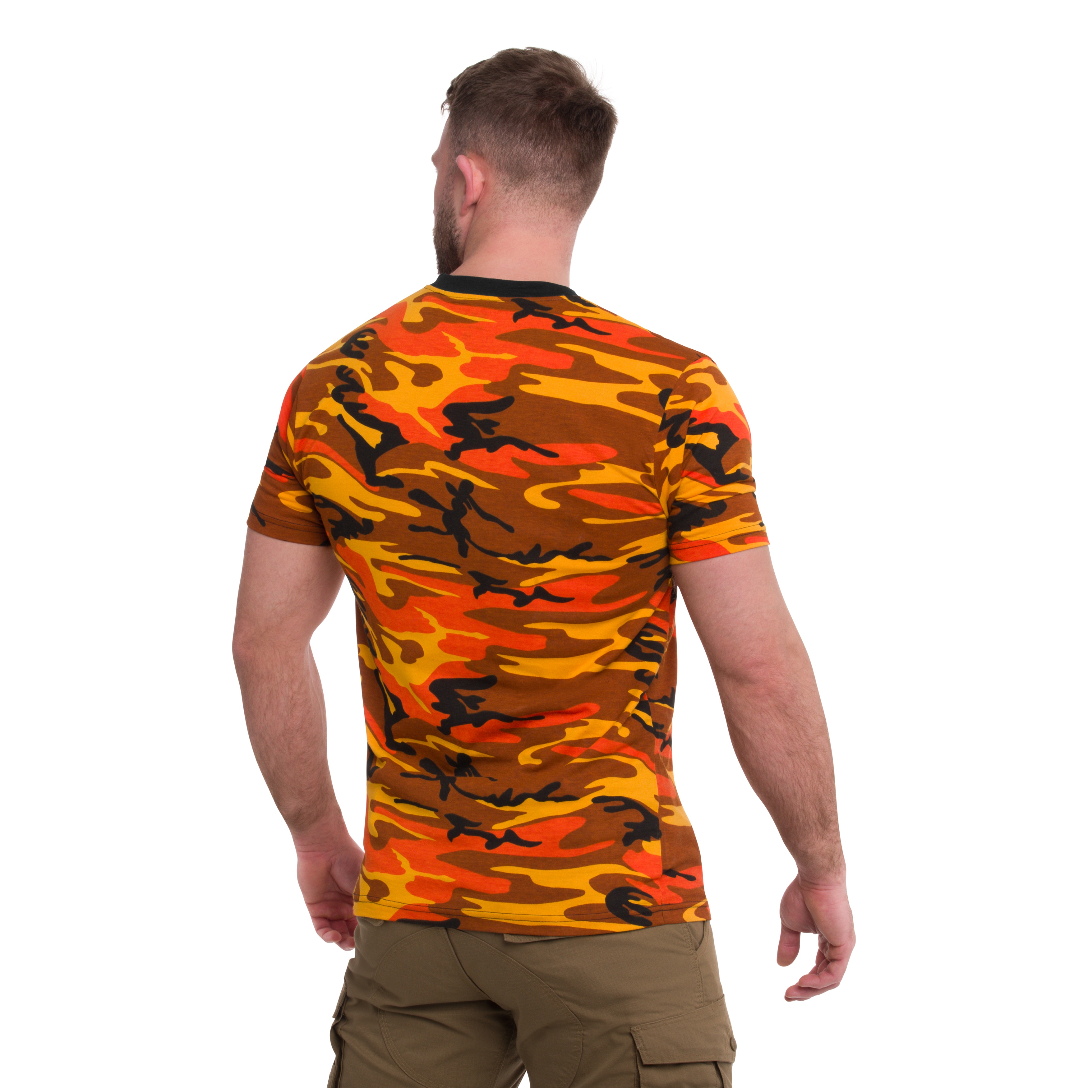 Футболка T-shirt MFH Streetstyle - Orange Camo