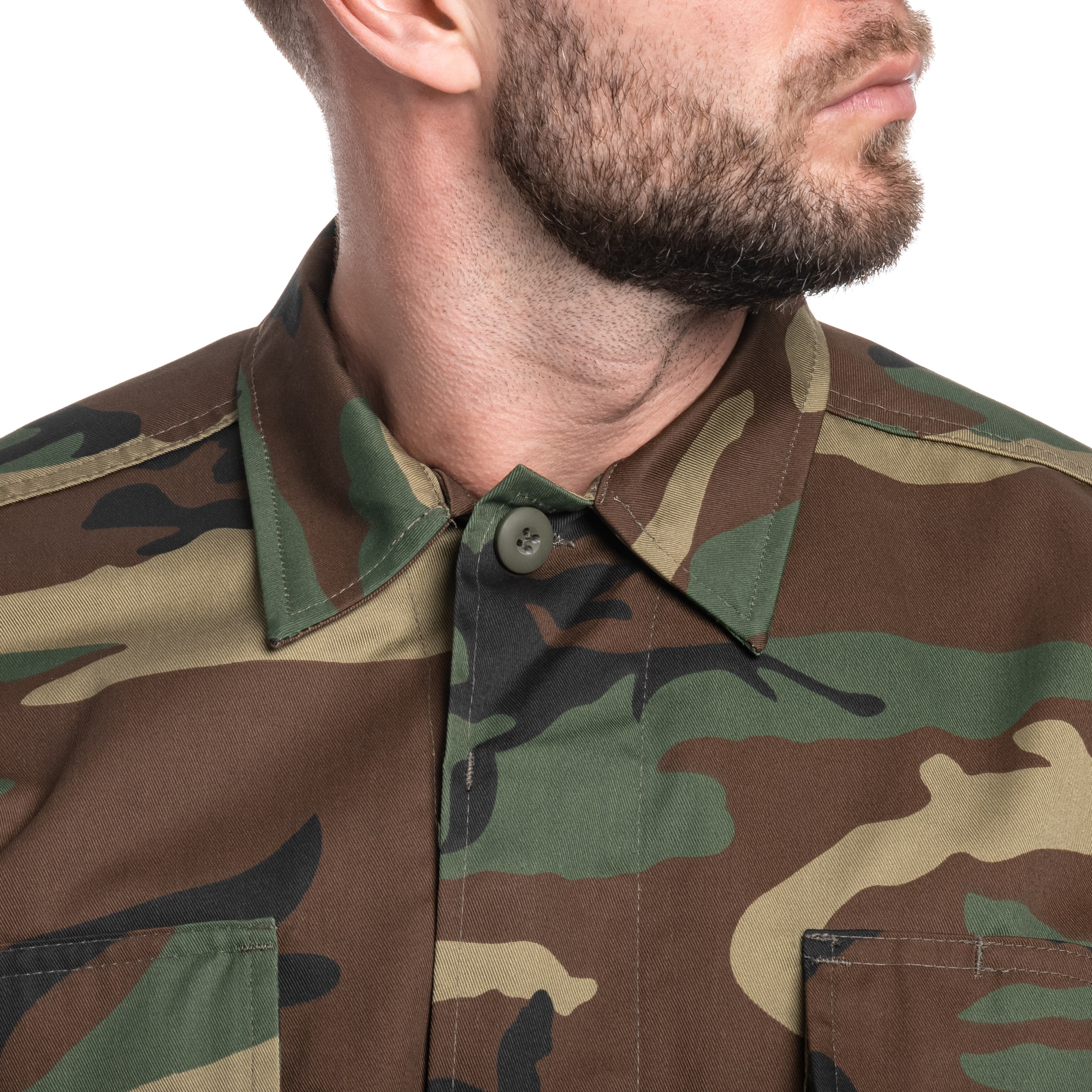 Світшот Mil-Tec BDU PolyCotton Woodland Sweatshirt