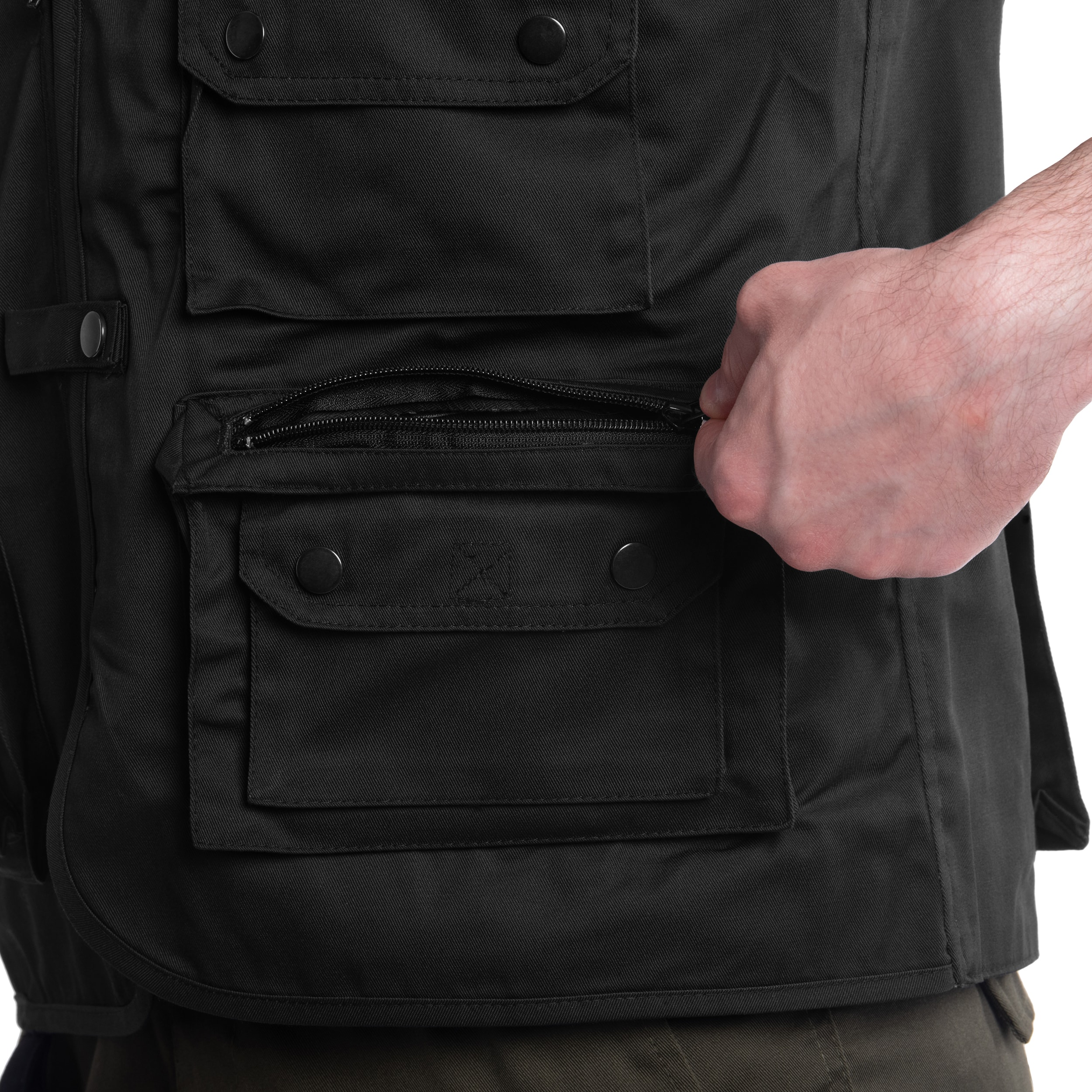 Bezrękawnik Mil-Tec - Black