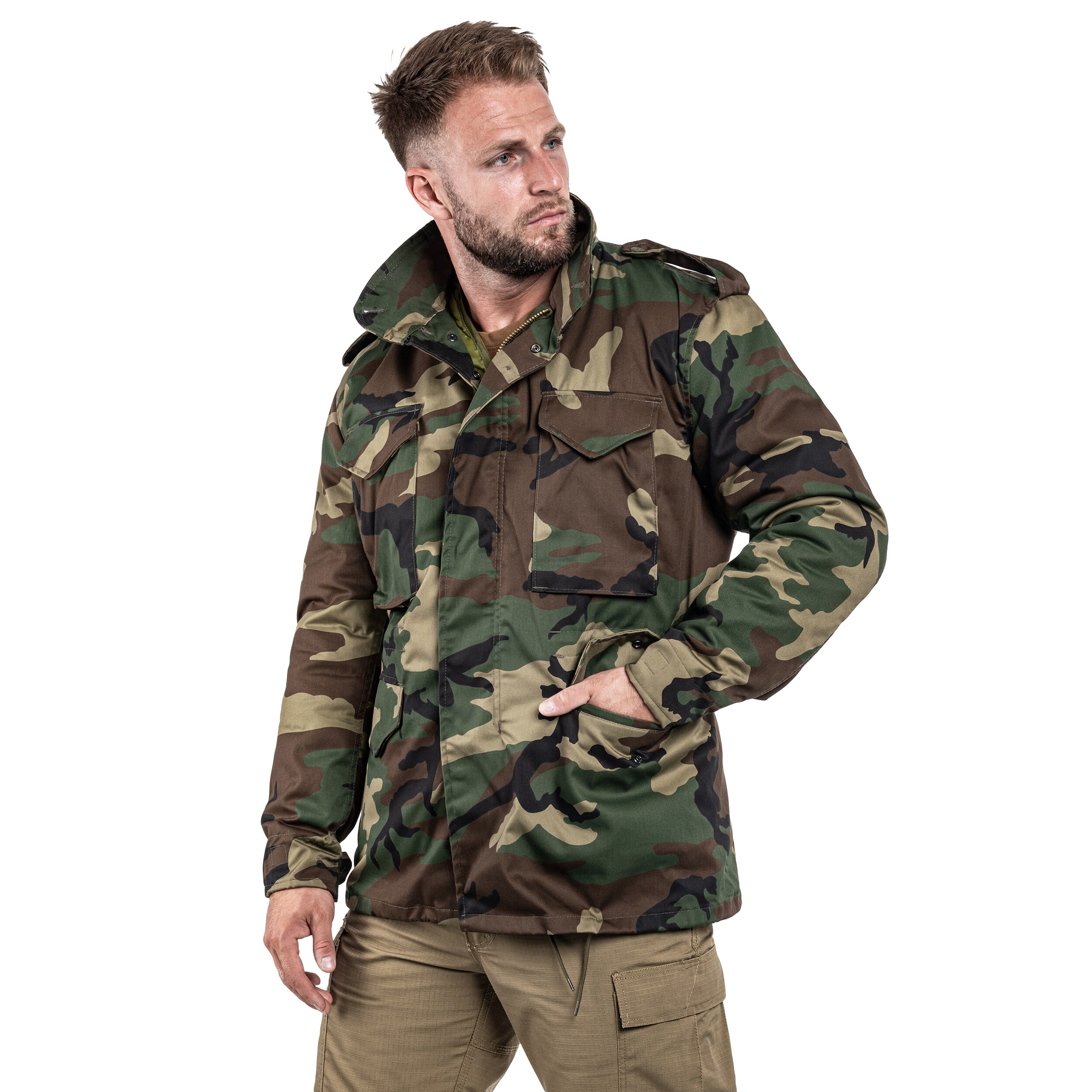 Куртка Mil-Tec M65 Woodland Jacket