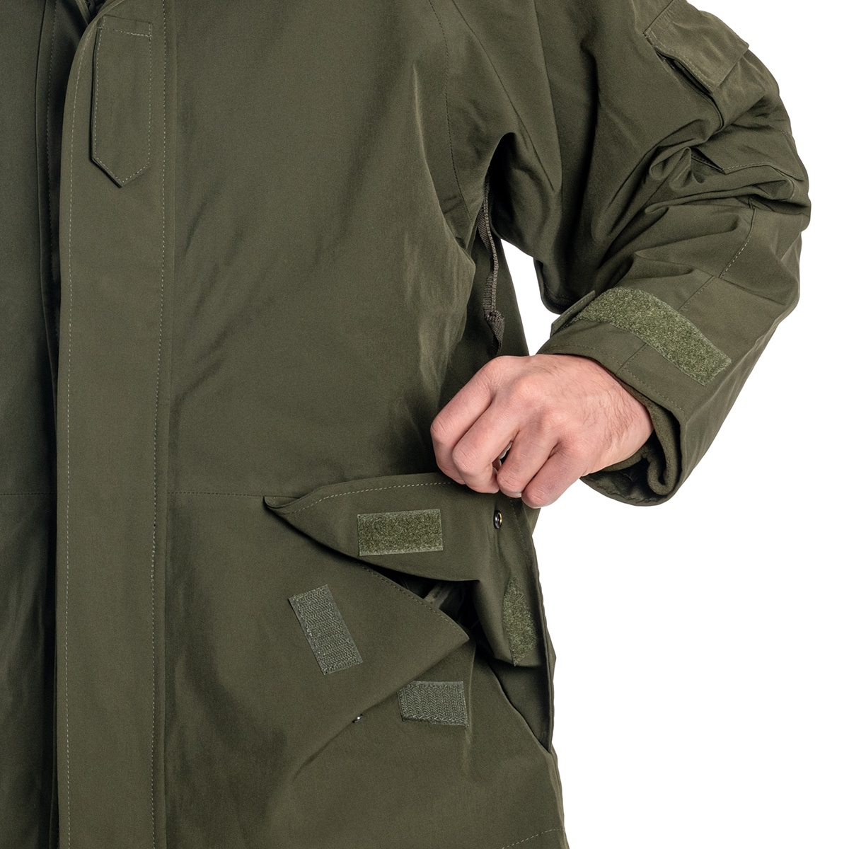 Kurtka Mil-Tec ECWCS Wet Weather z podpinką - Olive