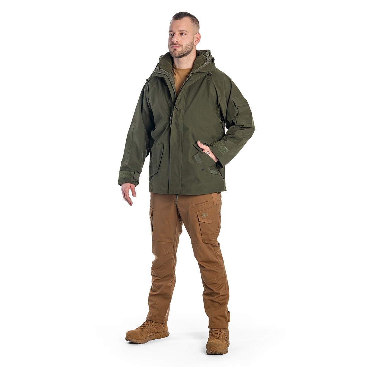Kurtka Mil-Tec ECWCS Wet Weather z podpinką - Olive