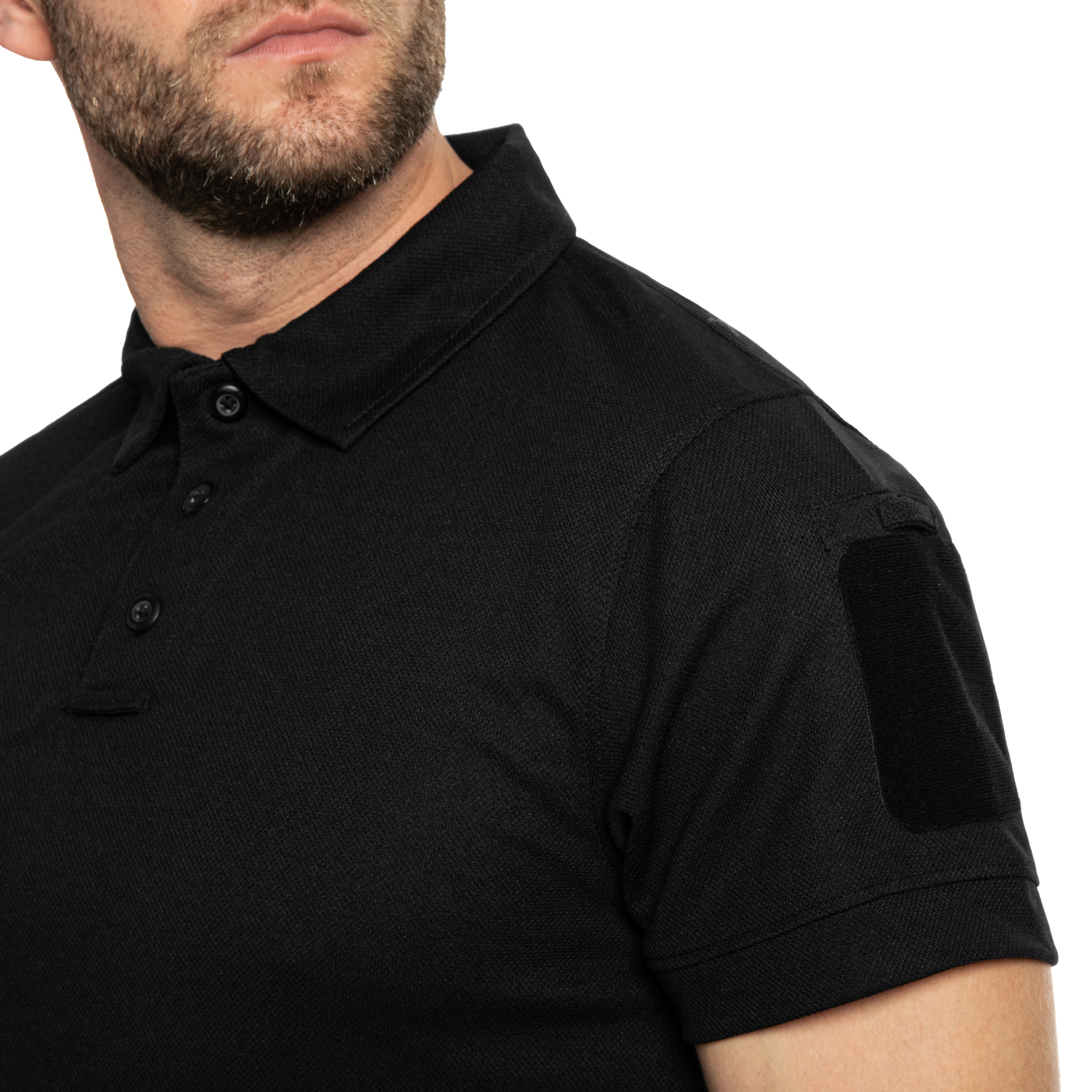 Koszulka polo Mil-Tec Tactical Quickdry - Black