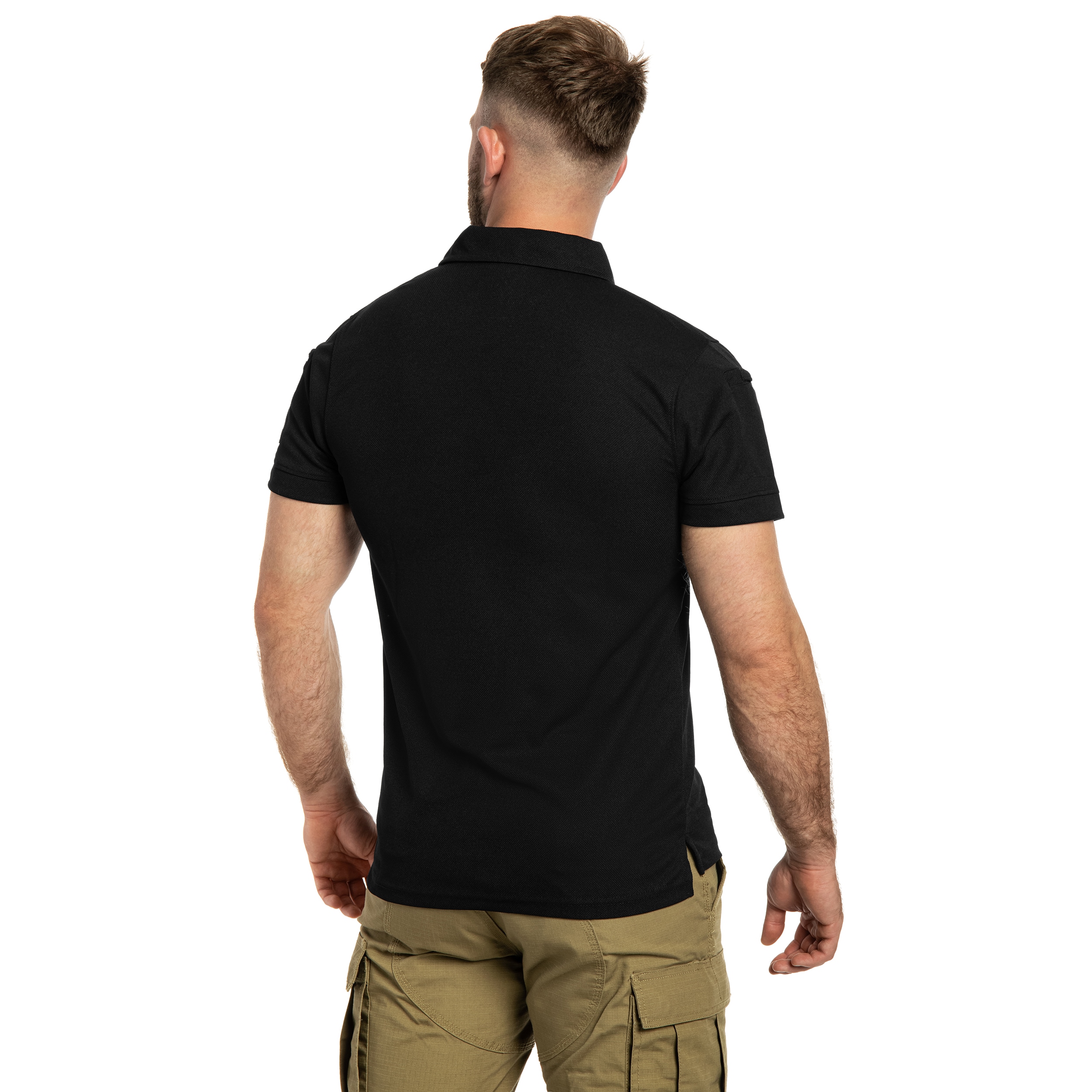 Koszulka polo Mil-Tec Tactical Quickdry - Black