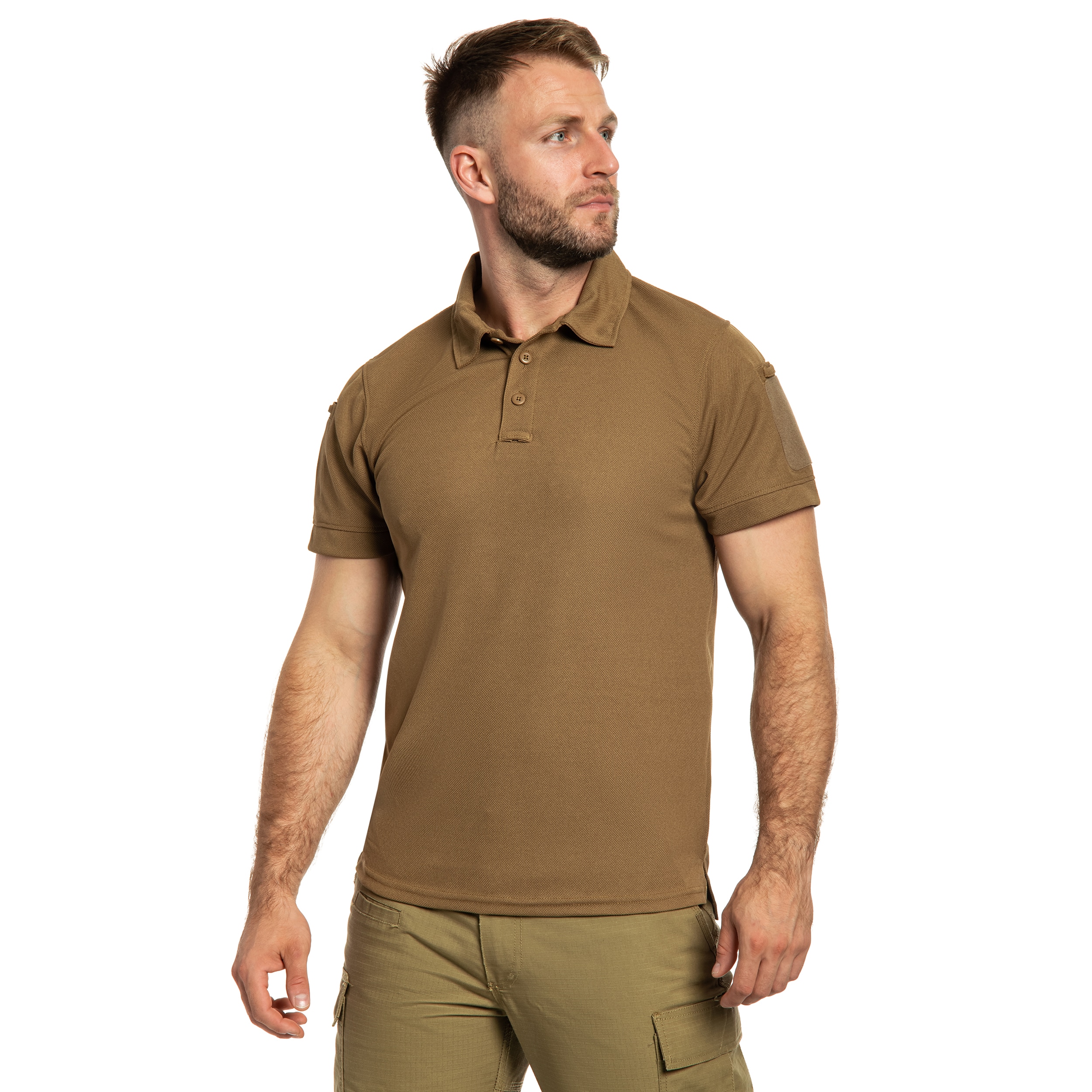 Футболка поло Mil-Tec Tactical Quickdry - Coyote