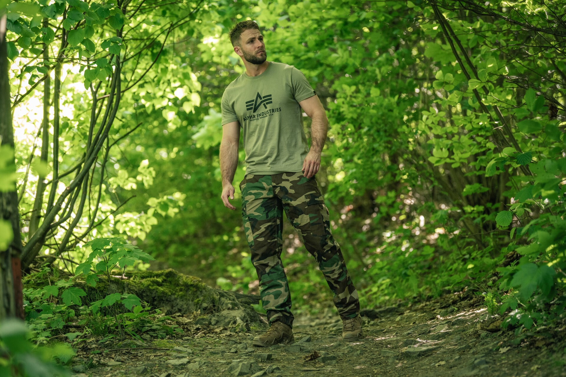 Spodnie wojskowe Mil-Tec Teesar Rip-Stop BDU - Woodland